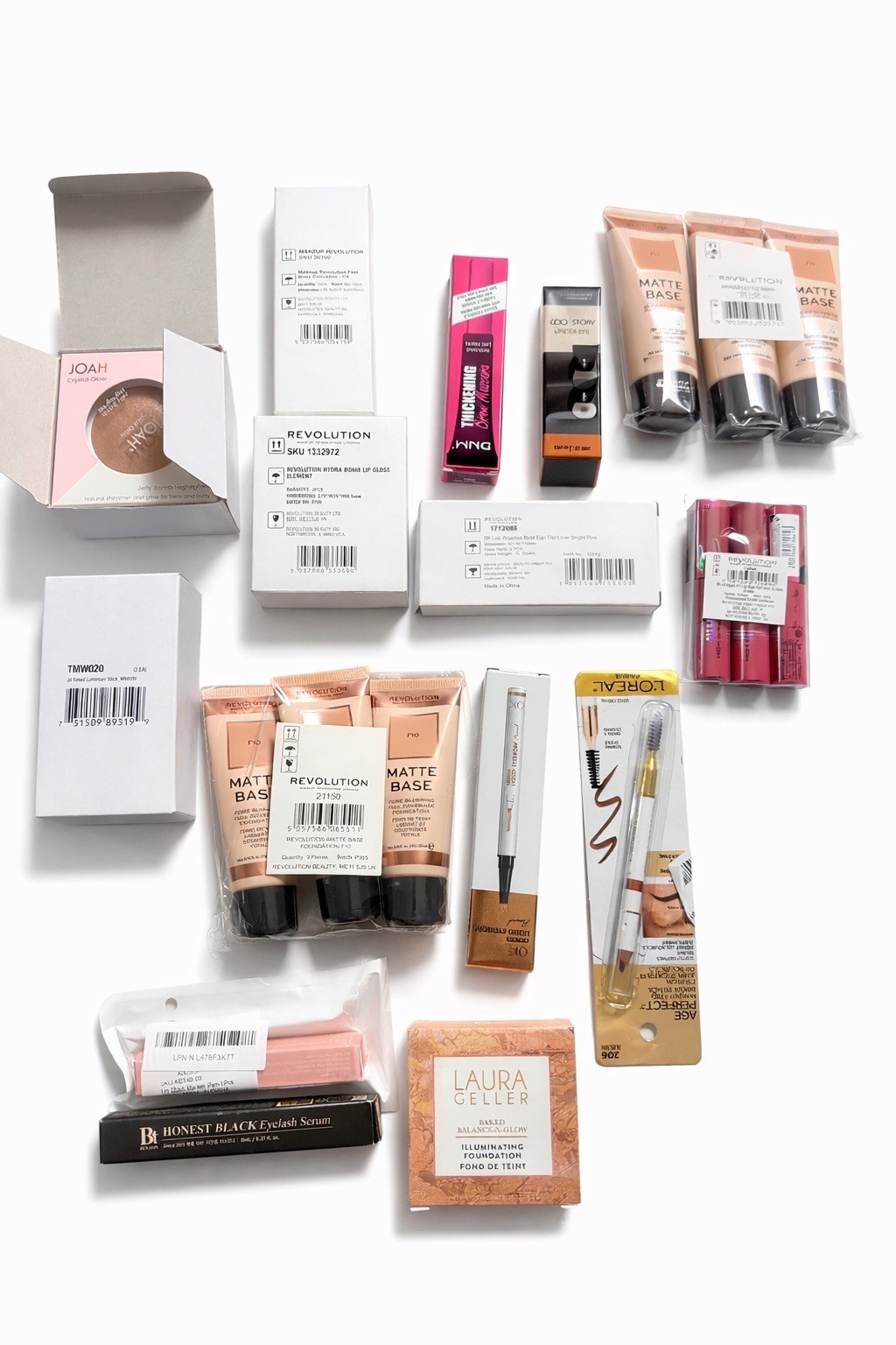 Laura Geller, Revolution, Joah, L’Oreal Makeup Lot, Cruelty-Free, Full & Sample…