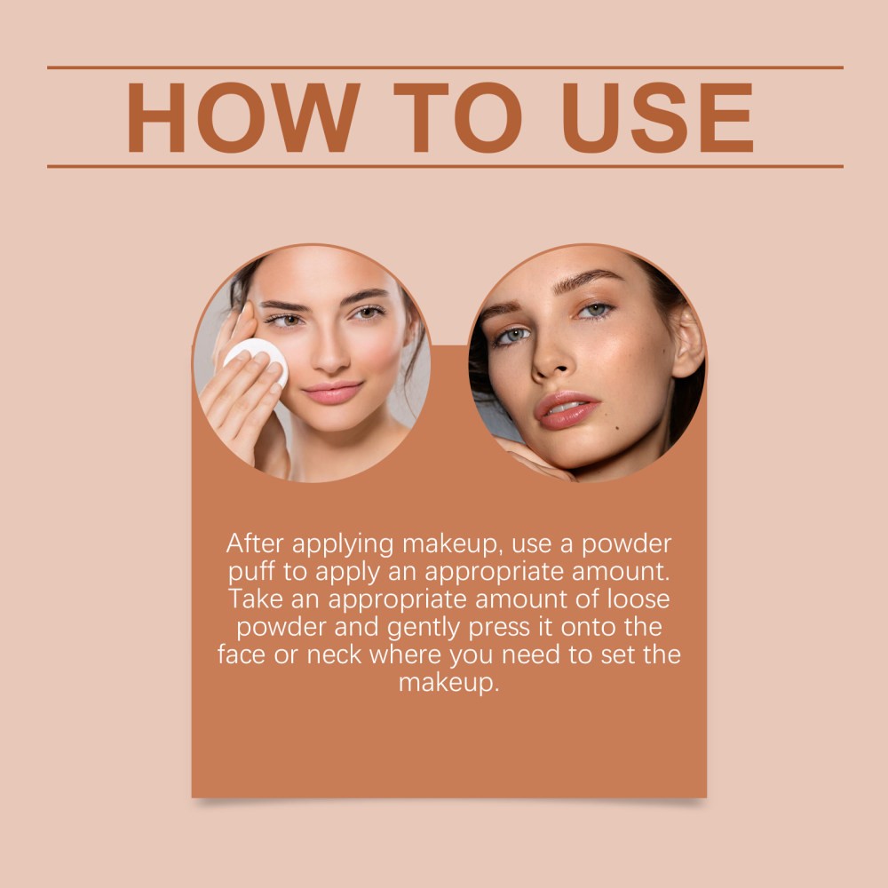 Brown Makeup Powder (Chocolate Cake Flavor) Baking Flavor