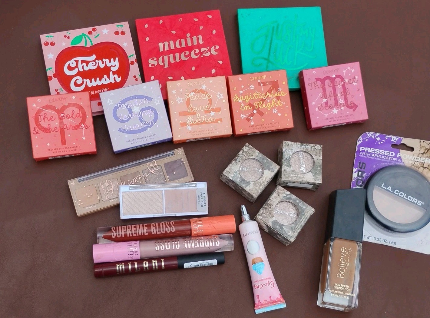 High-End Makeup Lot NEW 19 Items – Milani Jeffree Star, ColourPop & More