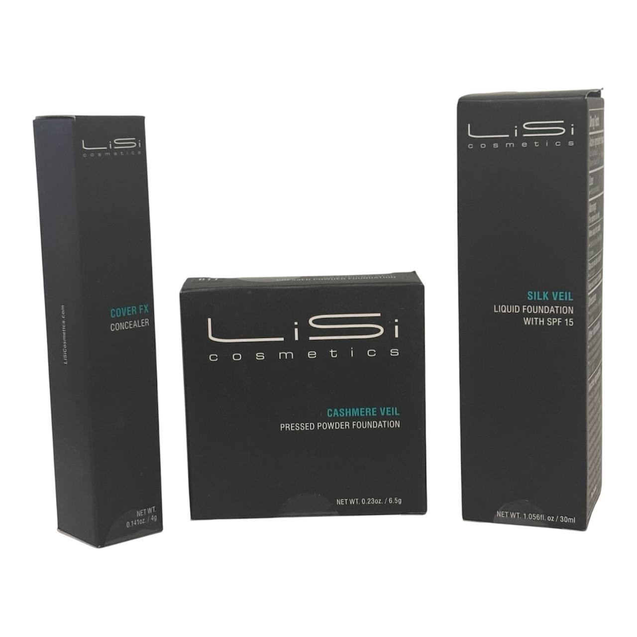 LiSi Cosmetics Lipstick Foundation Concealer Makeup Set New Multiple Options