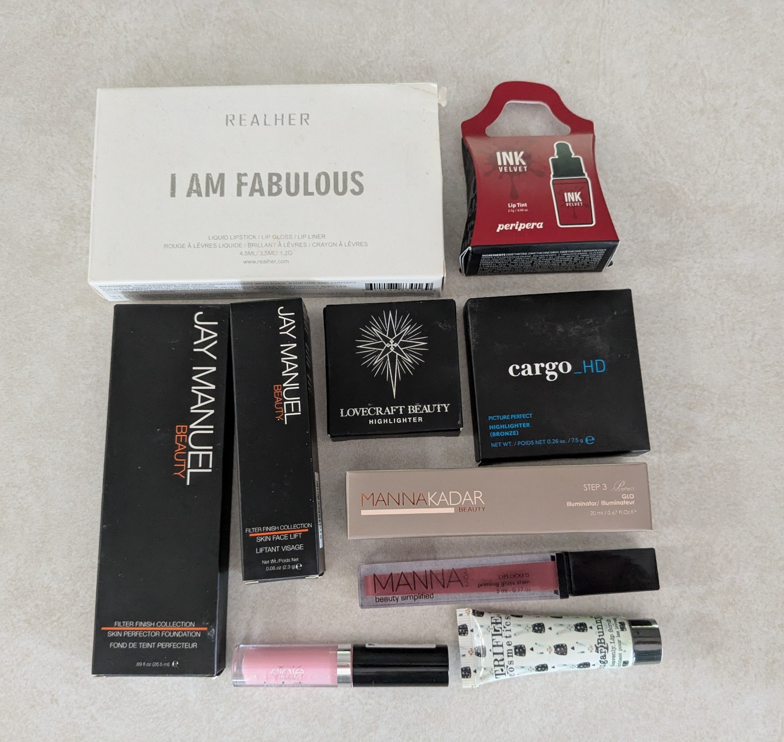 Deep Discount Beauty Lot Jay Manuel Cargo Mannakadar Manna Multiple Vendors C023