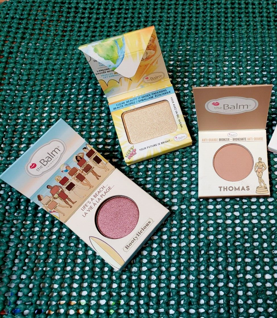 the Balm travel palettes Blush~Bronzer~Highlighter~Eye Shadow 5pcs w/Bag