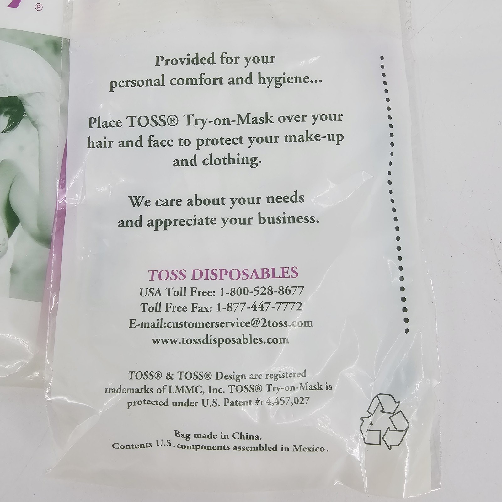 Lot Of 10 Disposable Face Makeup Protector Masks Cosmetic Dress Shields Toss