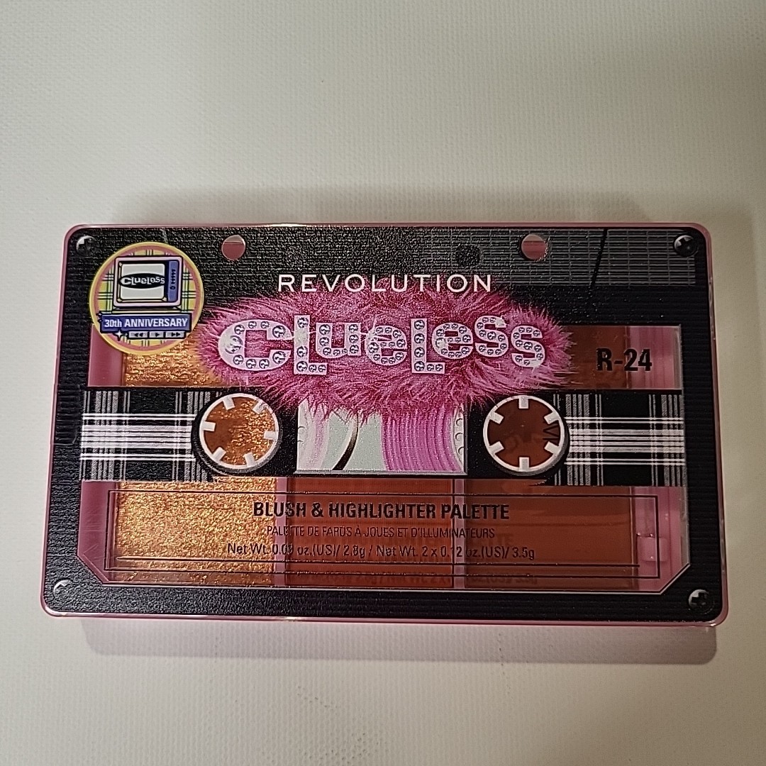 REVOLUTION X CLUELESS 30th Anniversary Totally Paused Blush & Highlight R-24