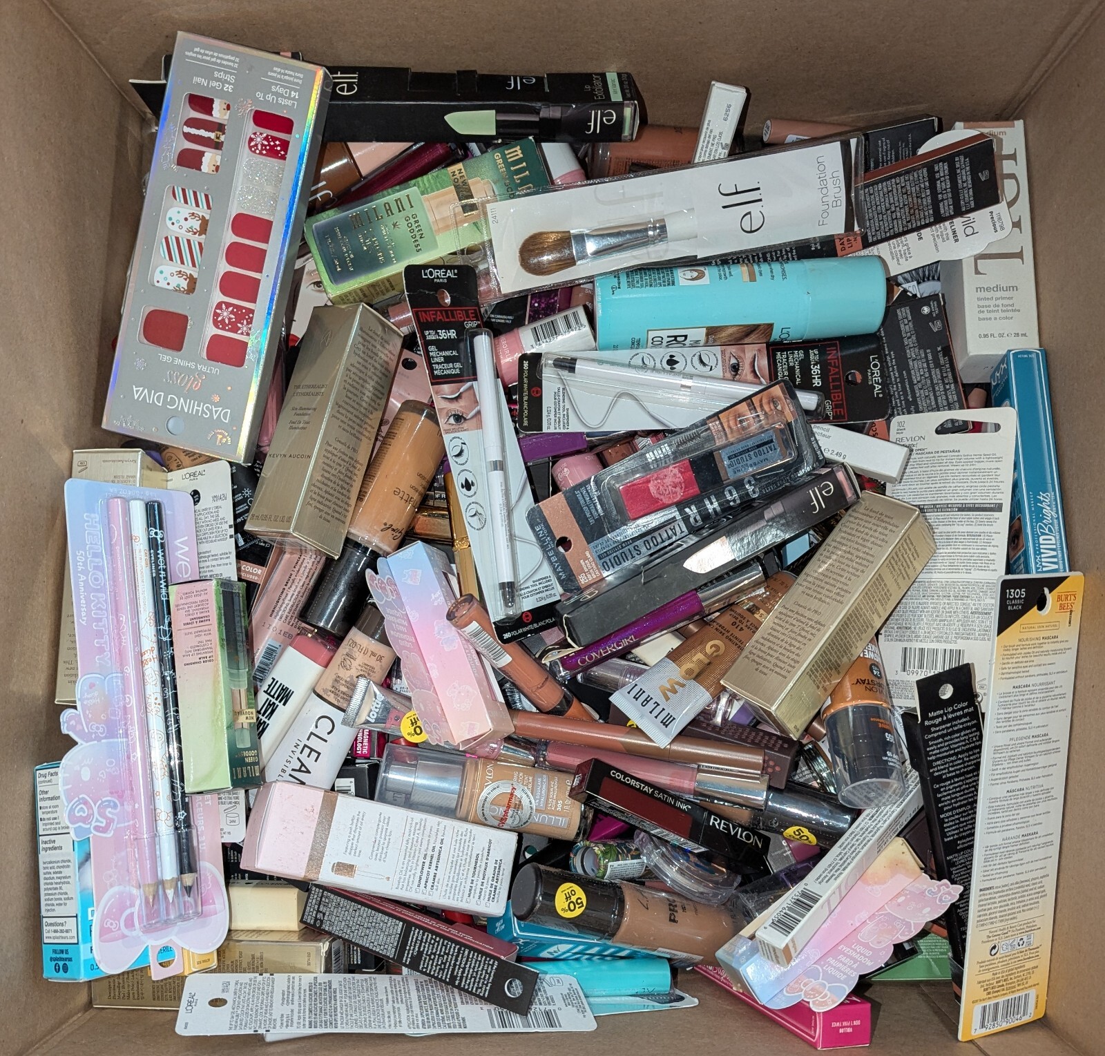 50 PCS WHOLESALE MAYBELLINE/LOREAL/OTHER MAJOR BRANDS GREAT FOR RESALE