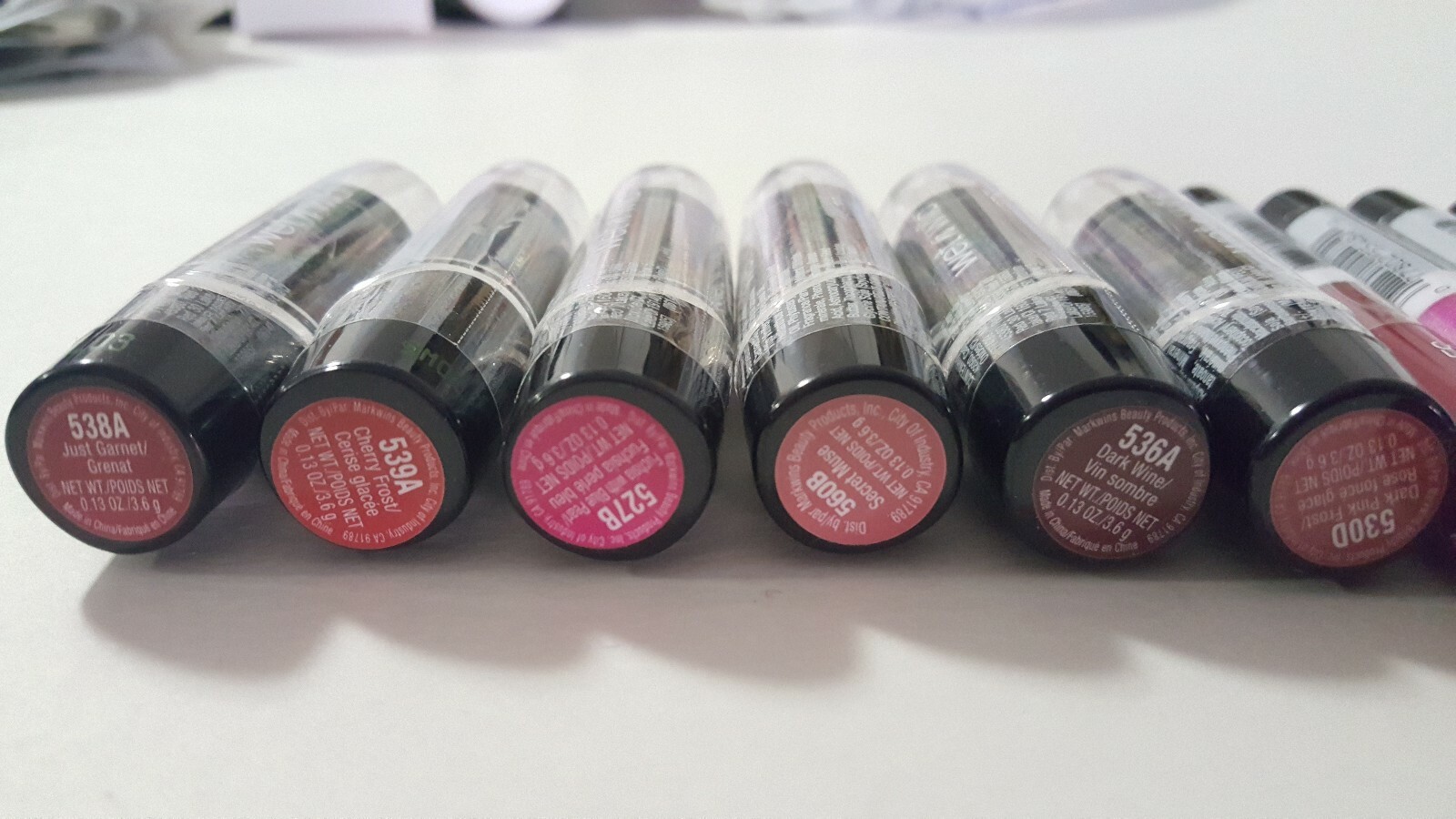 NIP: 14 piece lot of Wet N Wild Lip Products; 6 lipsticks/ 6 glosses/ 2 pencils