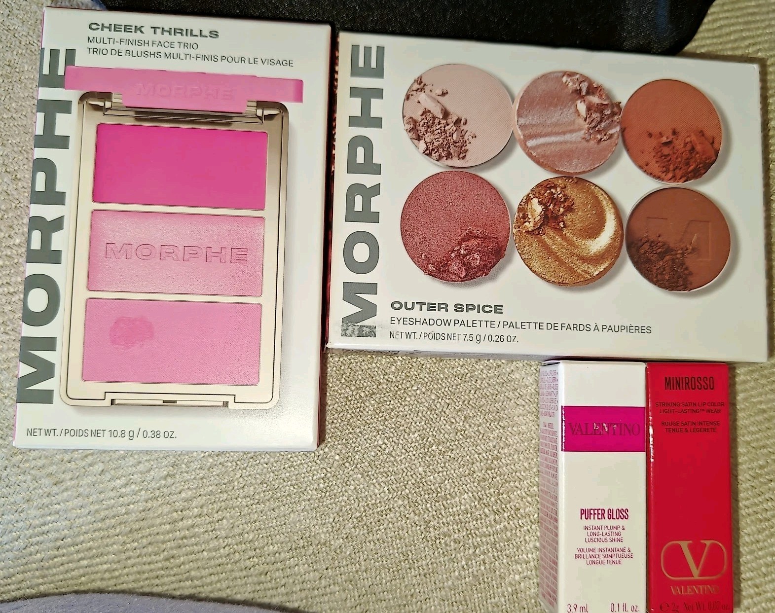 Beauty Bundle Feat: Morphe, L.Mercier, Valentino, Versace, Neccessaire +