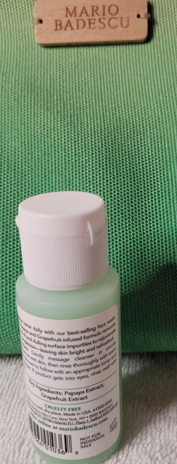 Mario Badescu Beauty Lot – 4 Piece Travel Sized w/Travel Bag