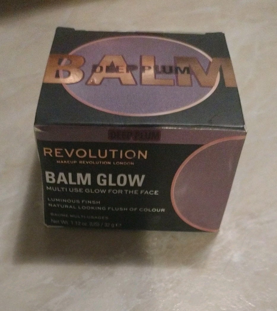 Makeup Revolution Balm Glow, Deep Plum Multi-Use Balm, 1.12 oz