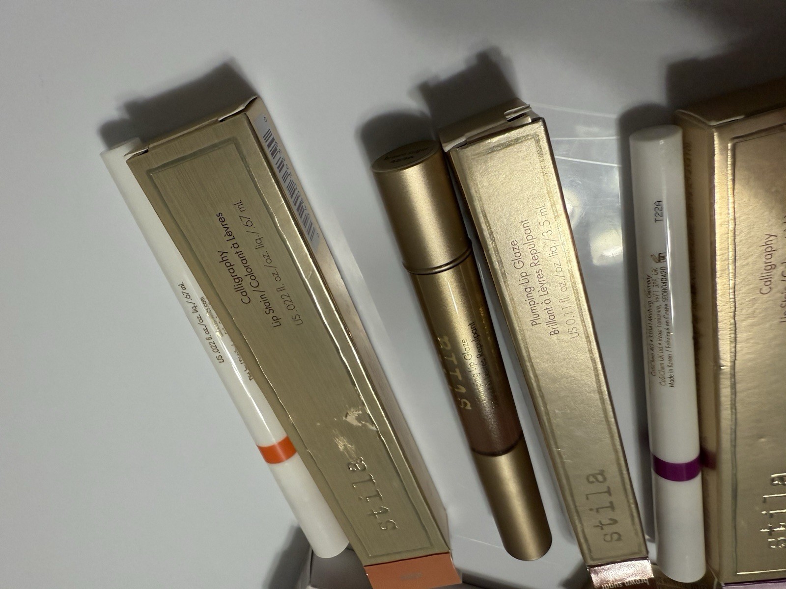 Stila Makeup Bundle Lot Lippies & One Step Correct