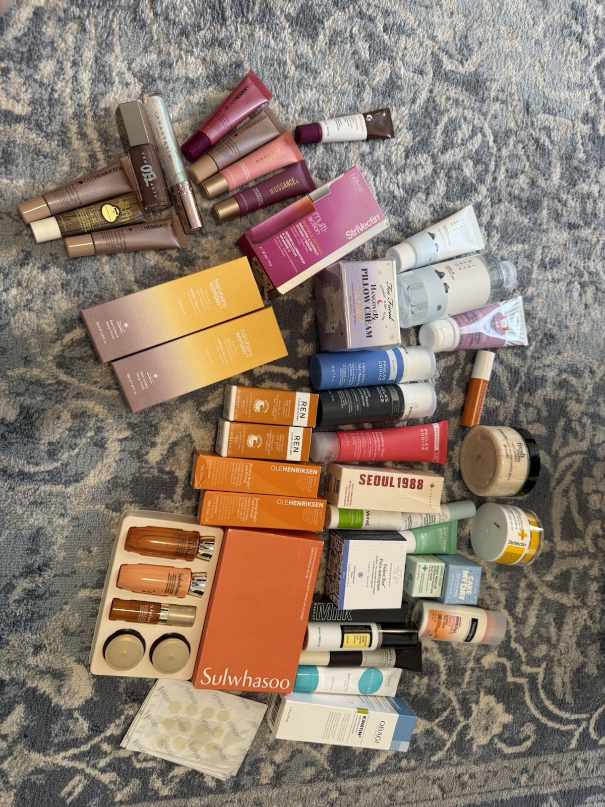 HUGE LOT 75+ Pieces Beauty Makeup Skincare Haircare Nails ULTA SEPHORA K-BEAUTY