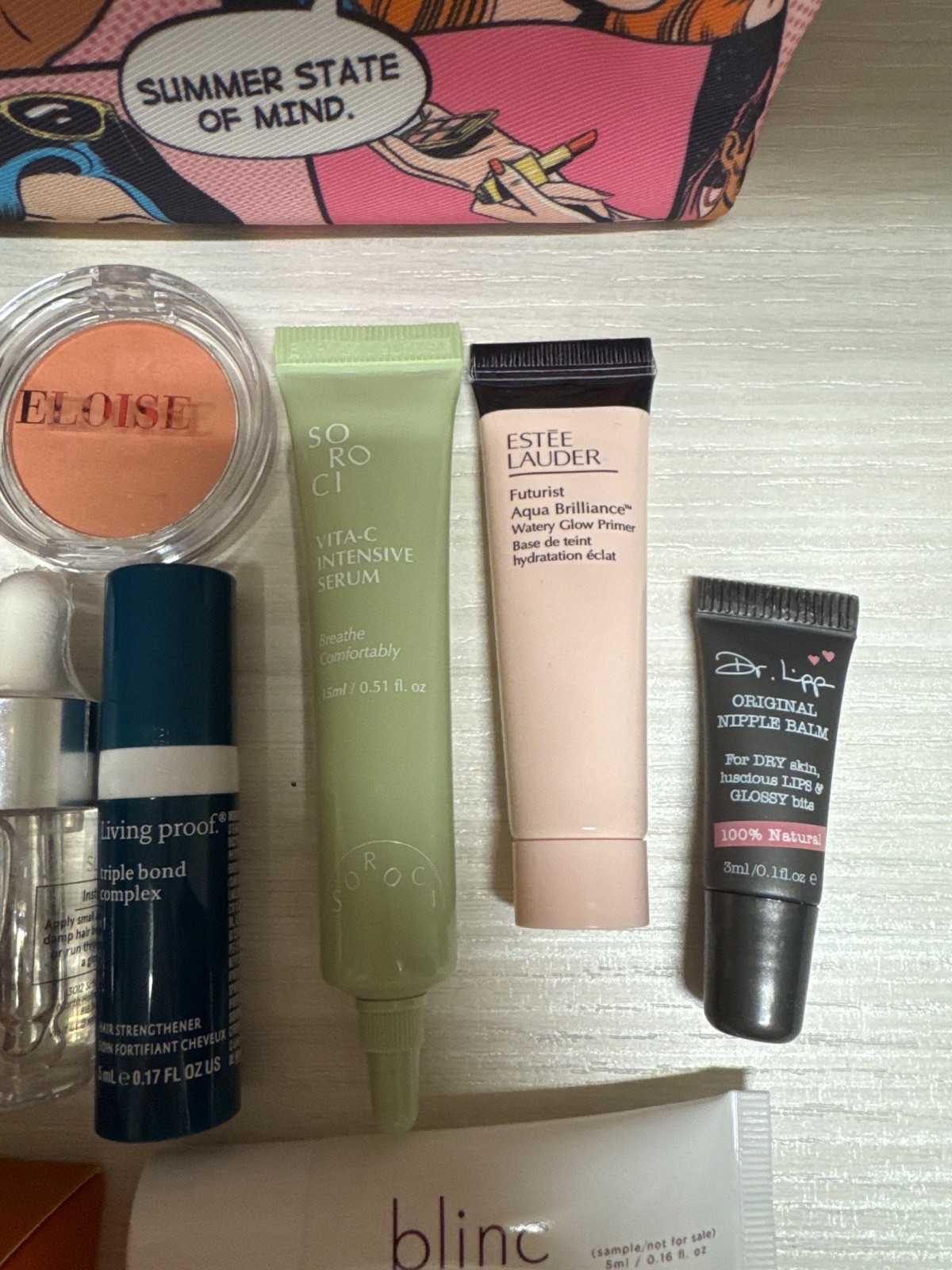 beauty skincare and haircare lot – assorted deluxe trial – origins, living pro