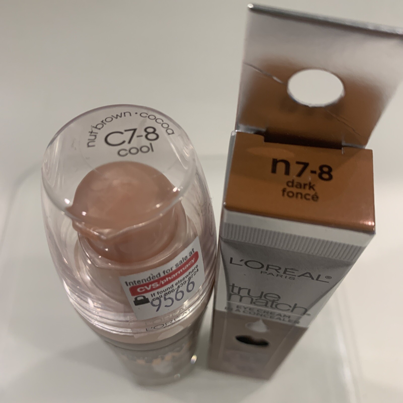 L’Oréal True Match Lumi Healthy Luminous C7-8 & Eye Cream Concealer N 7-8
