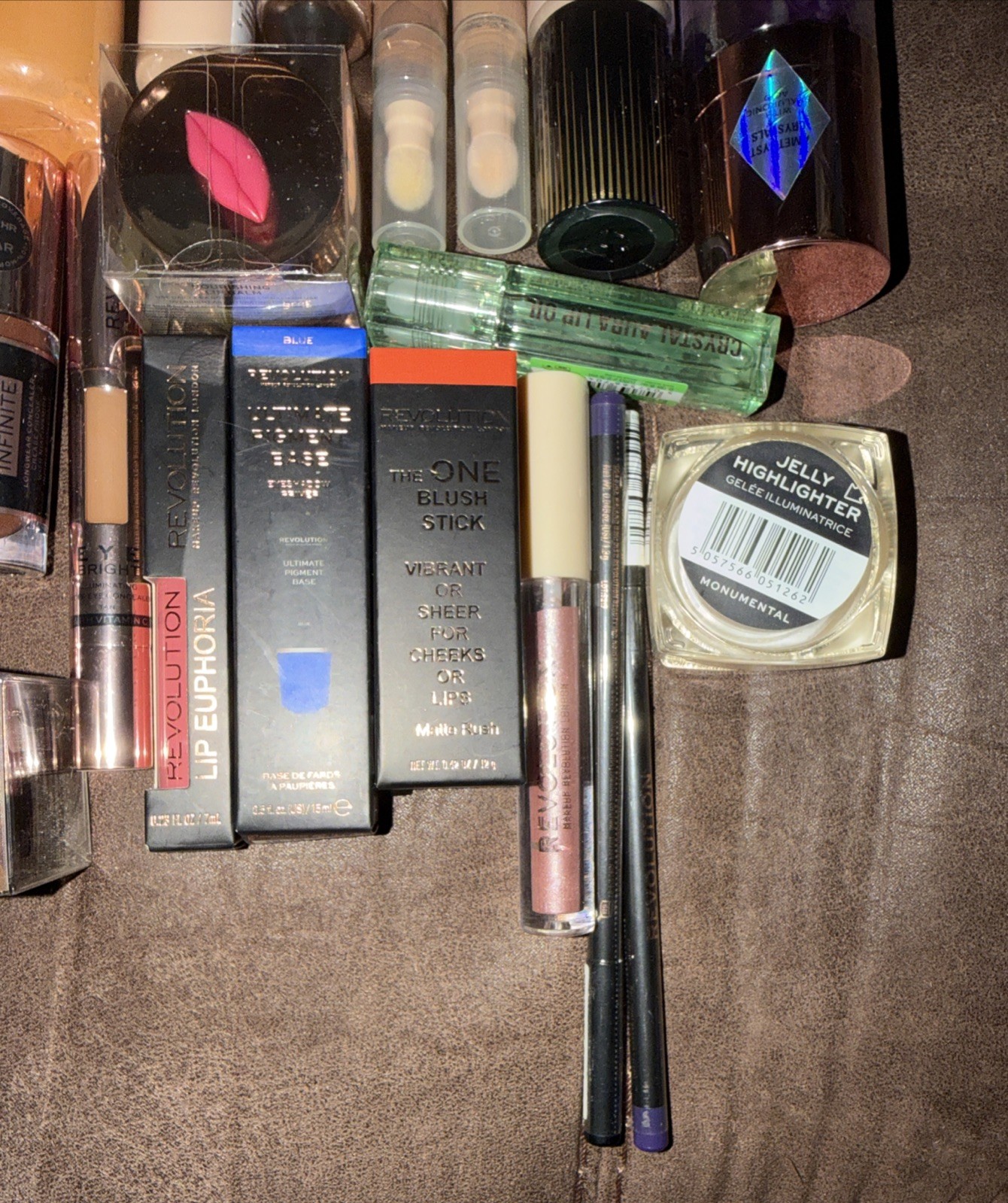 Lot Of 37 Makeup Revolution Concealer, Powder, Foundation New