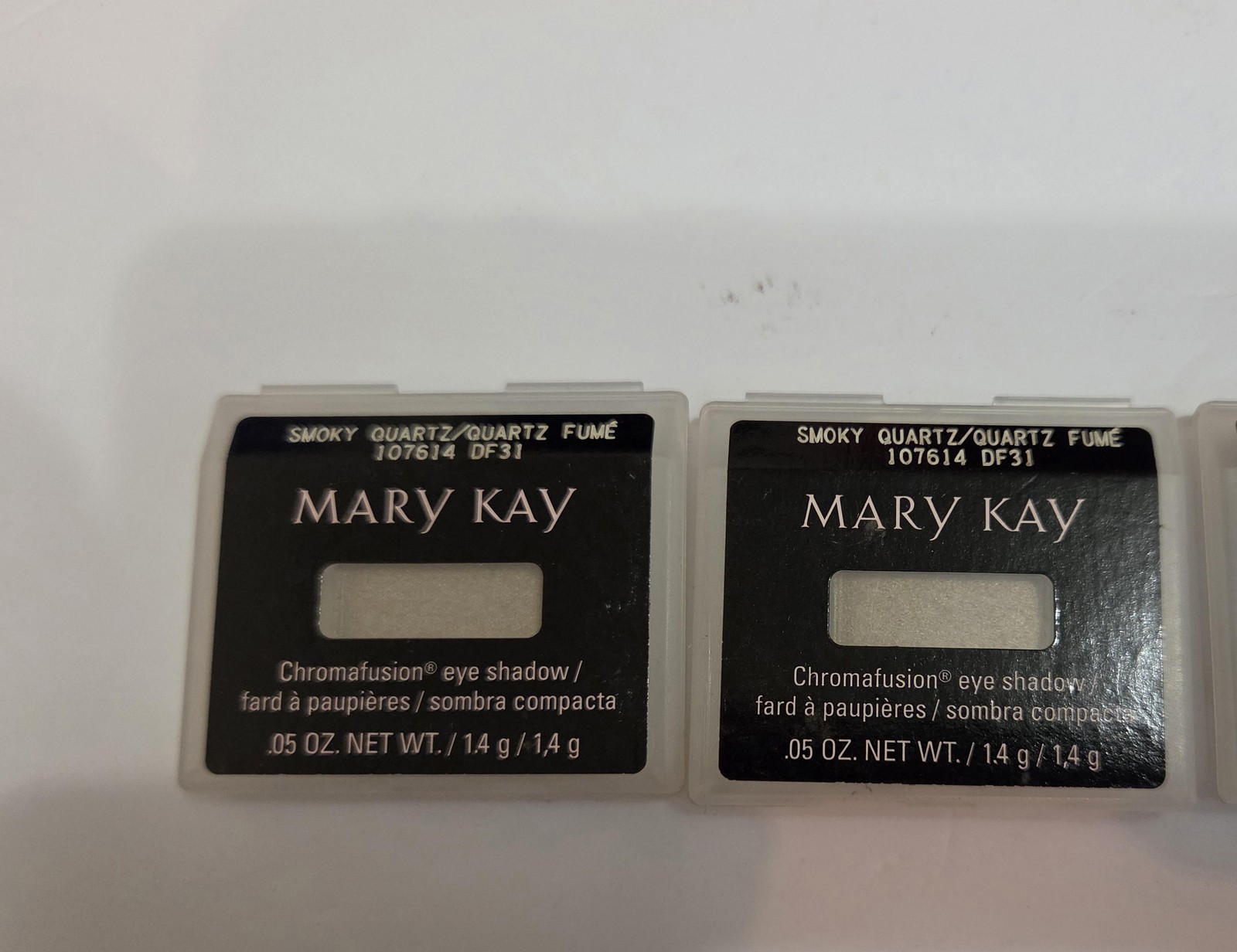 Mary Kay Chromafusion Eyeshadow Lot Smoky Quartz Golden Mauve Full Size Italy