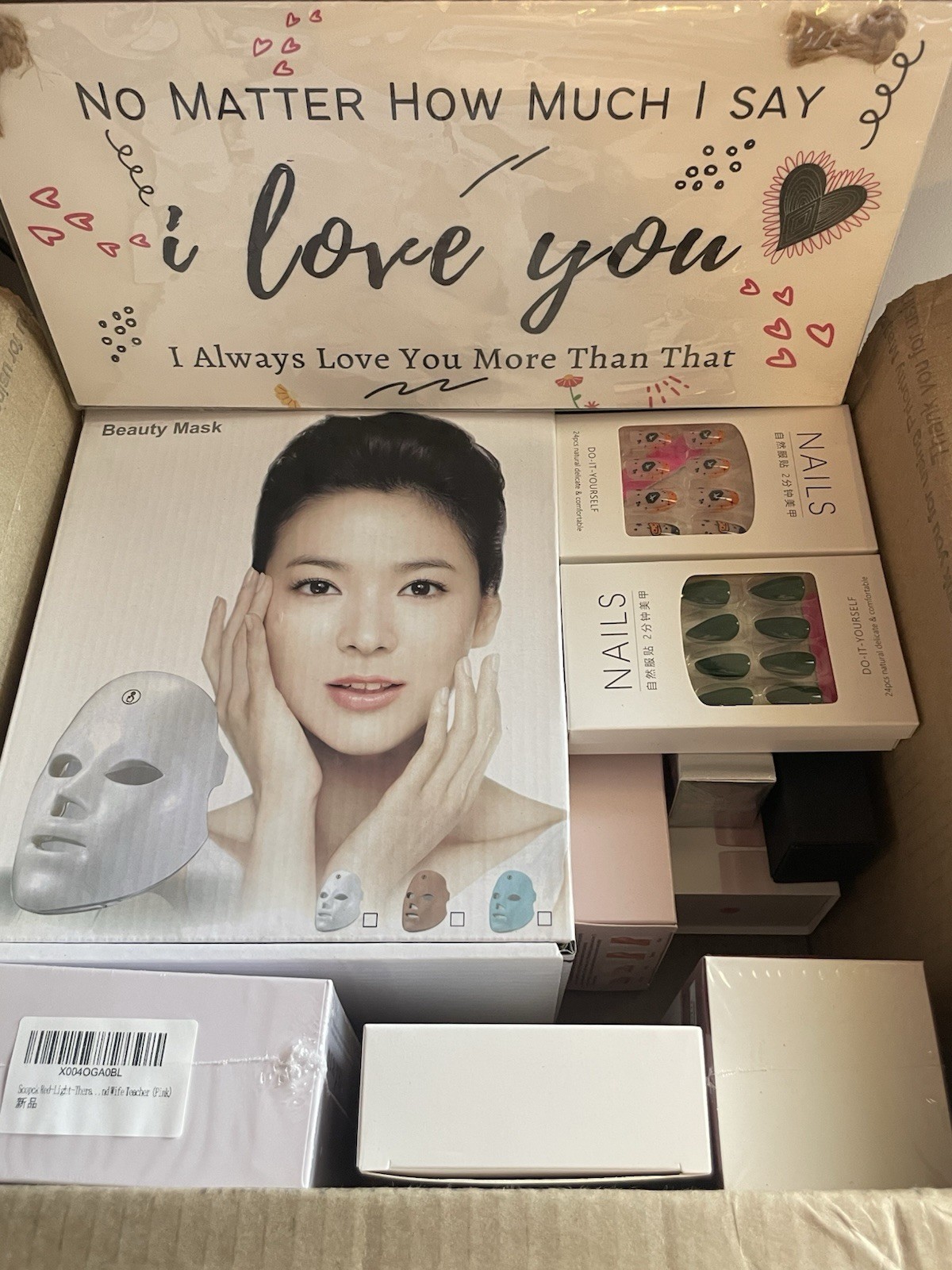 Korean 7 Color LED Skincare Face Rechargeable Face Mask & Neck Device & More
