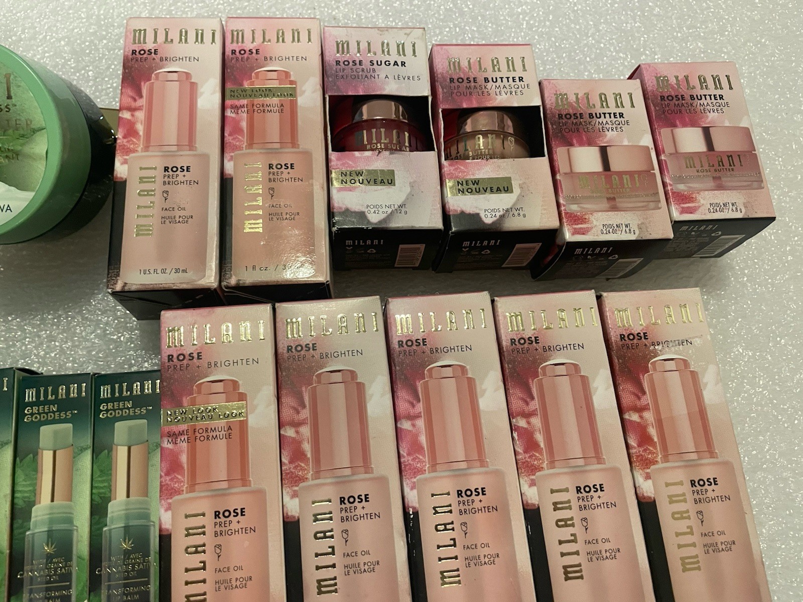 27 X Milani Mixed Green Goodness, & Milani Rose Mixed Lot View Photos!