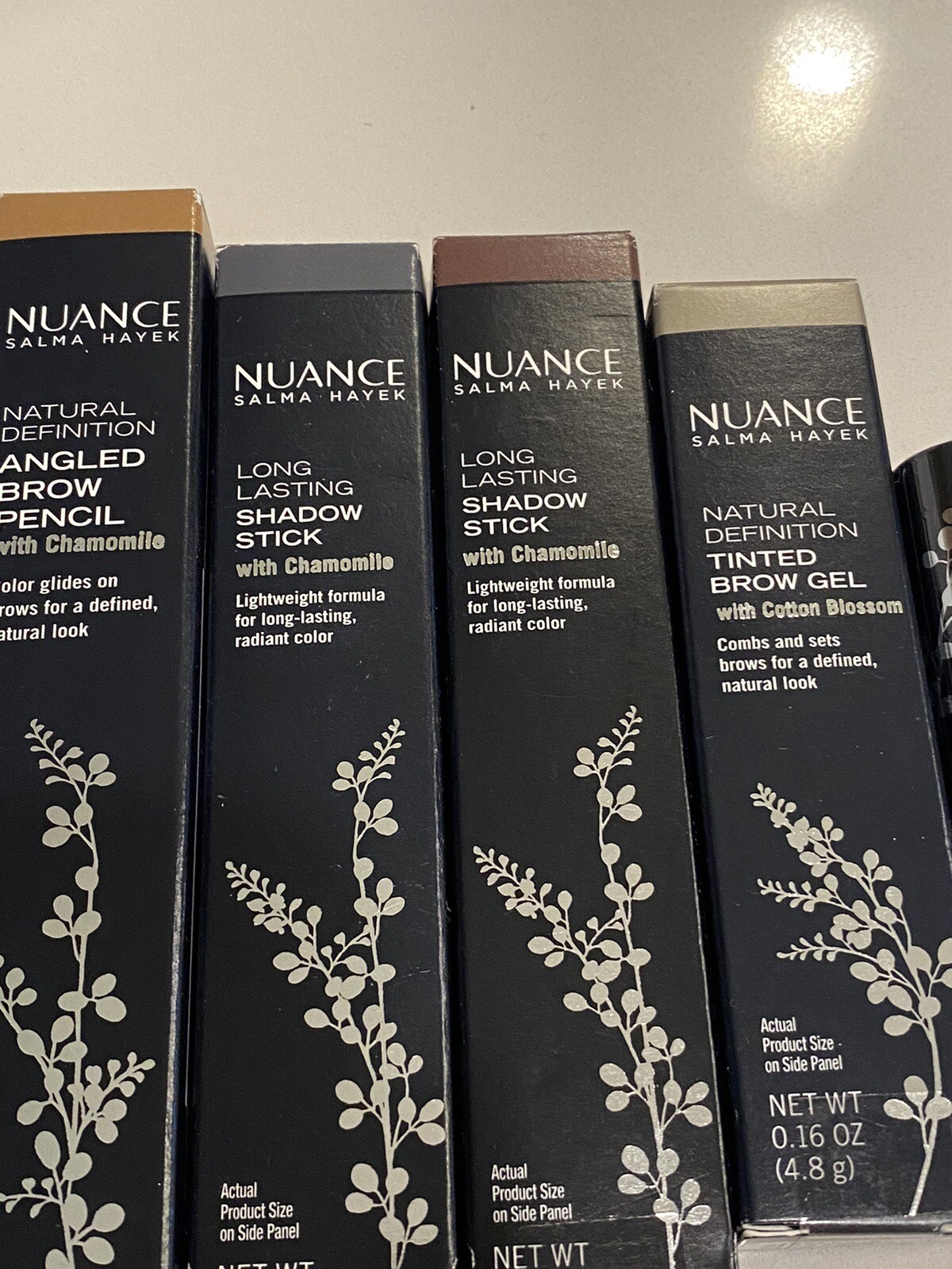 NEW NUANCE Salma Hayek Lot of 7: Shadow Stick, Brow Pencil, Brow Gel, Lipsticks