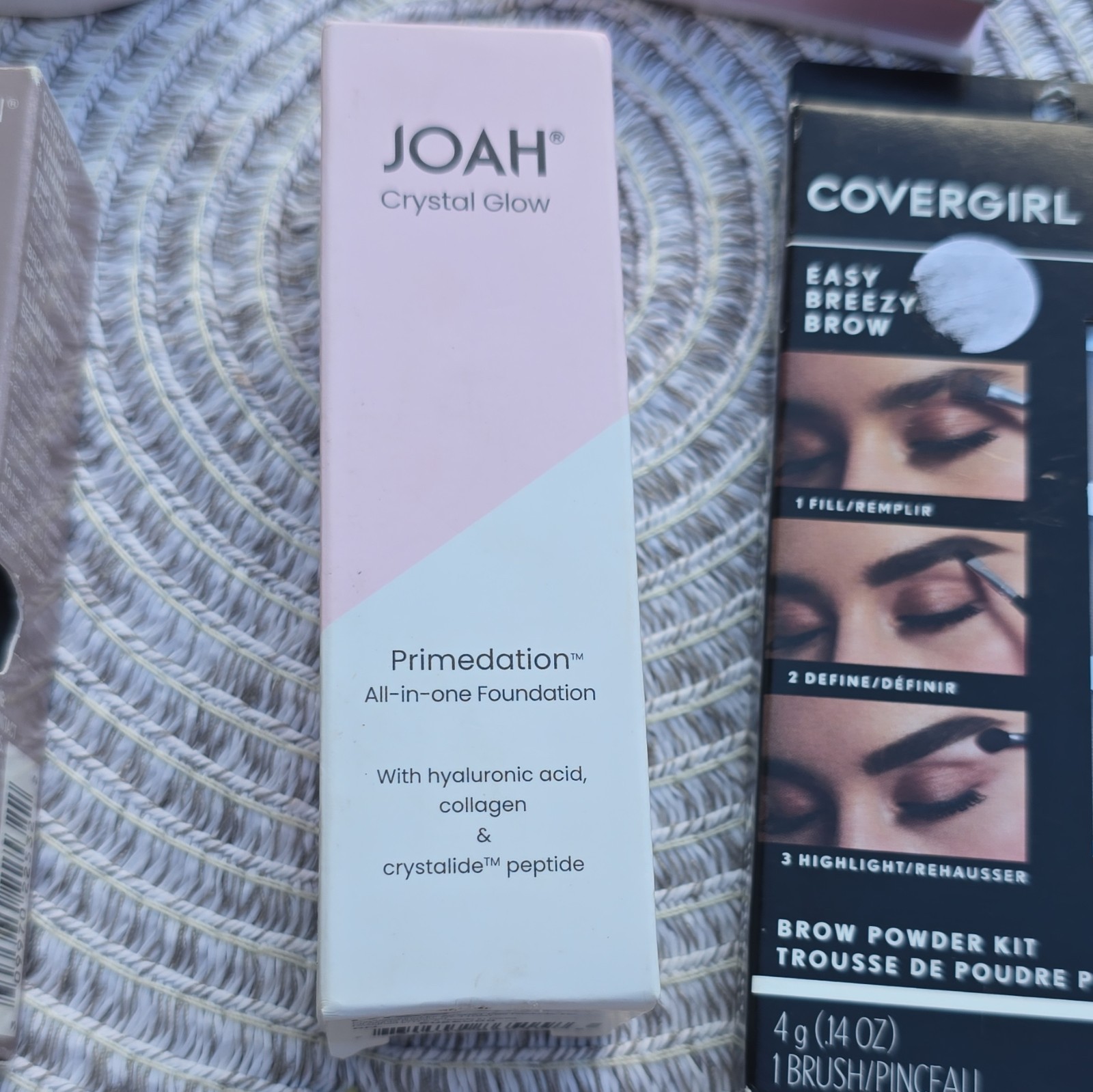 Assorted Full Size Makeup Lot: Revlon SPF 15 Tint, JOAH, CoverGirl, Almay