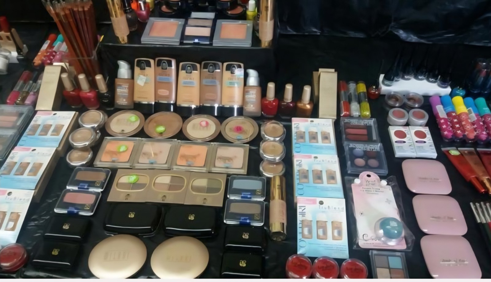 315 PC Mixed Makeup Lot CoverGirl Maybelline Milani Olay New Beauty Bundle