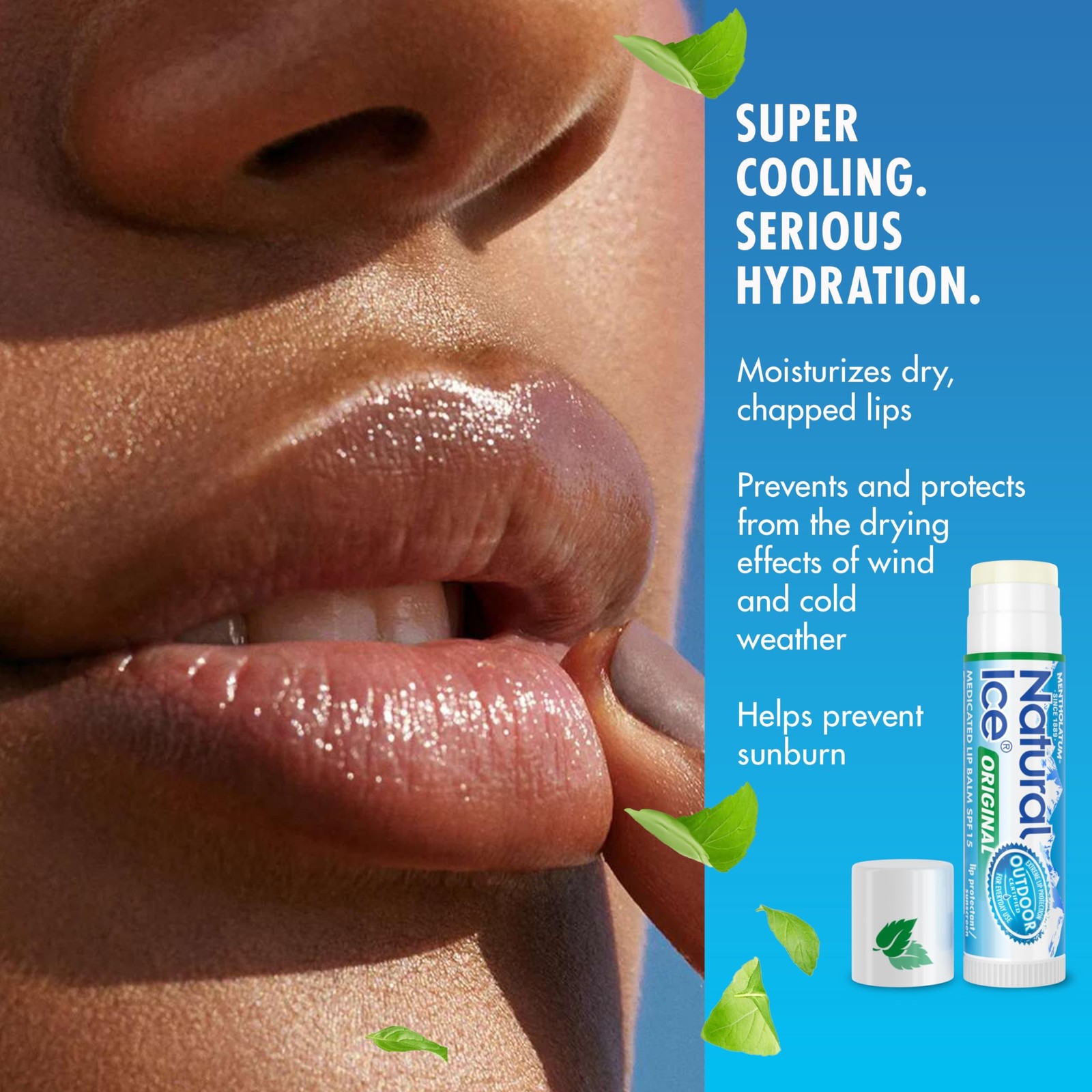 Natural Ice Original Medicated Lip Balm, Hydrating Lip Care for Dry, Chapped …