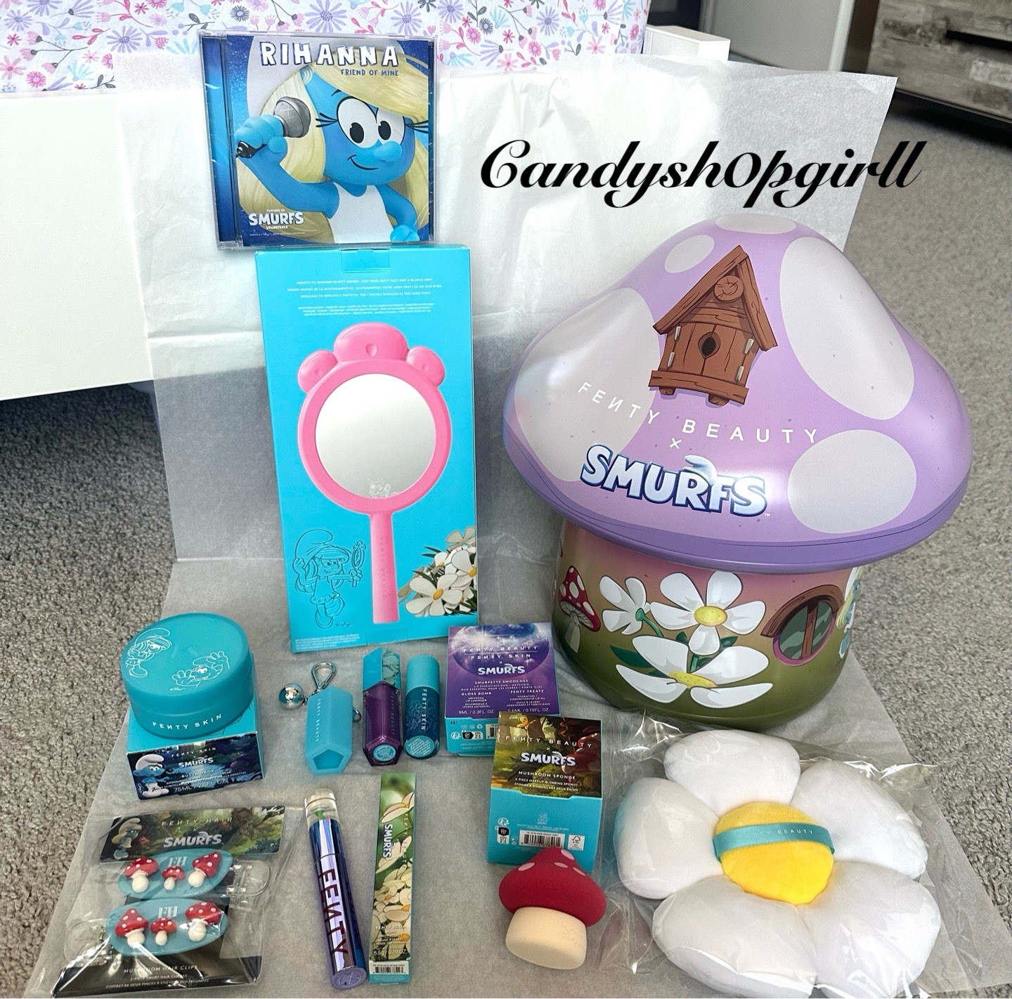 FENTY BEAUTY x SMURFS LIMITED EDITION The Smurfette Collection W/CD Soundtrack