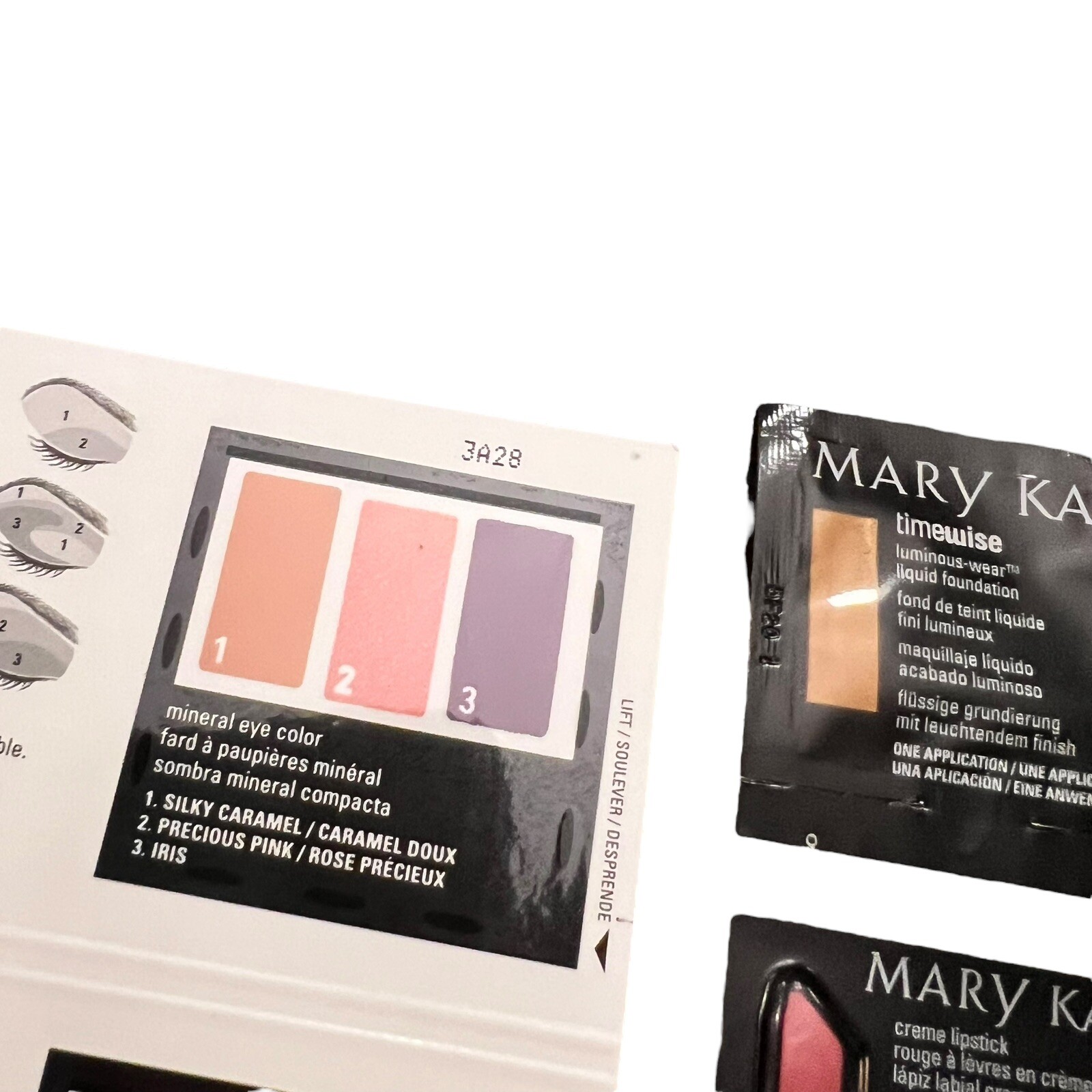Mary Kay Lot Assorted Samples New & Discontinued Colors Single Use Travel #117
