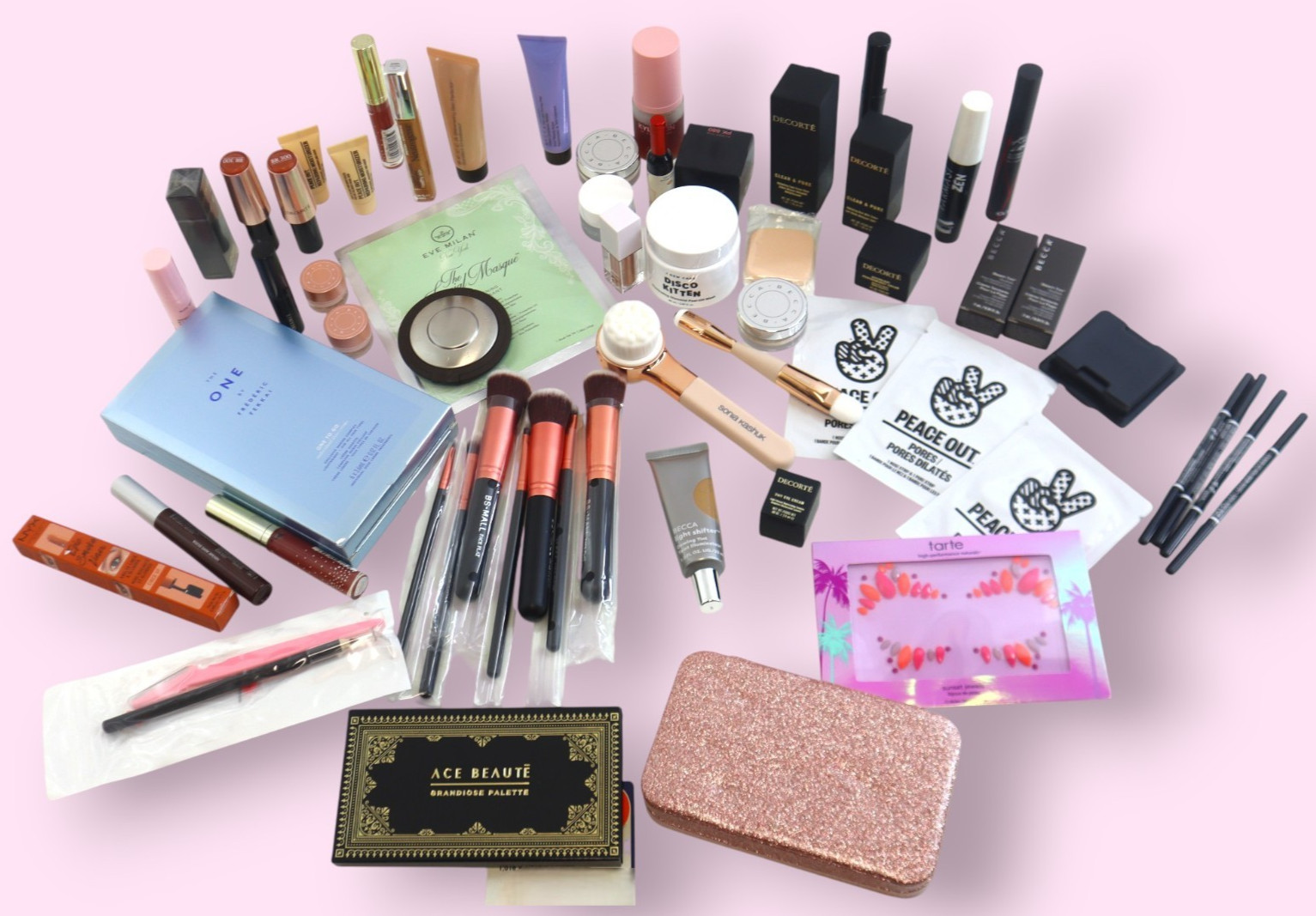 Mixed Makeup Beauty Cosmetics Lot Of 60 PCS (#4) – TARTE, BECCA, ACE BEAUTY