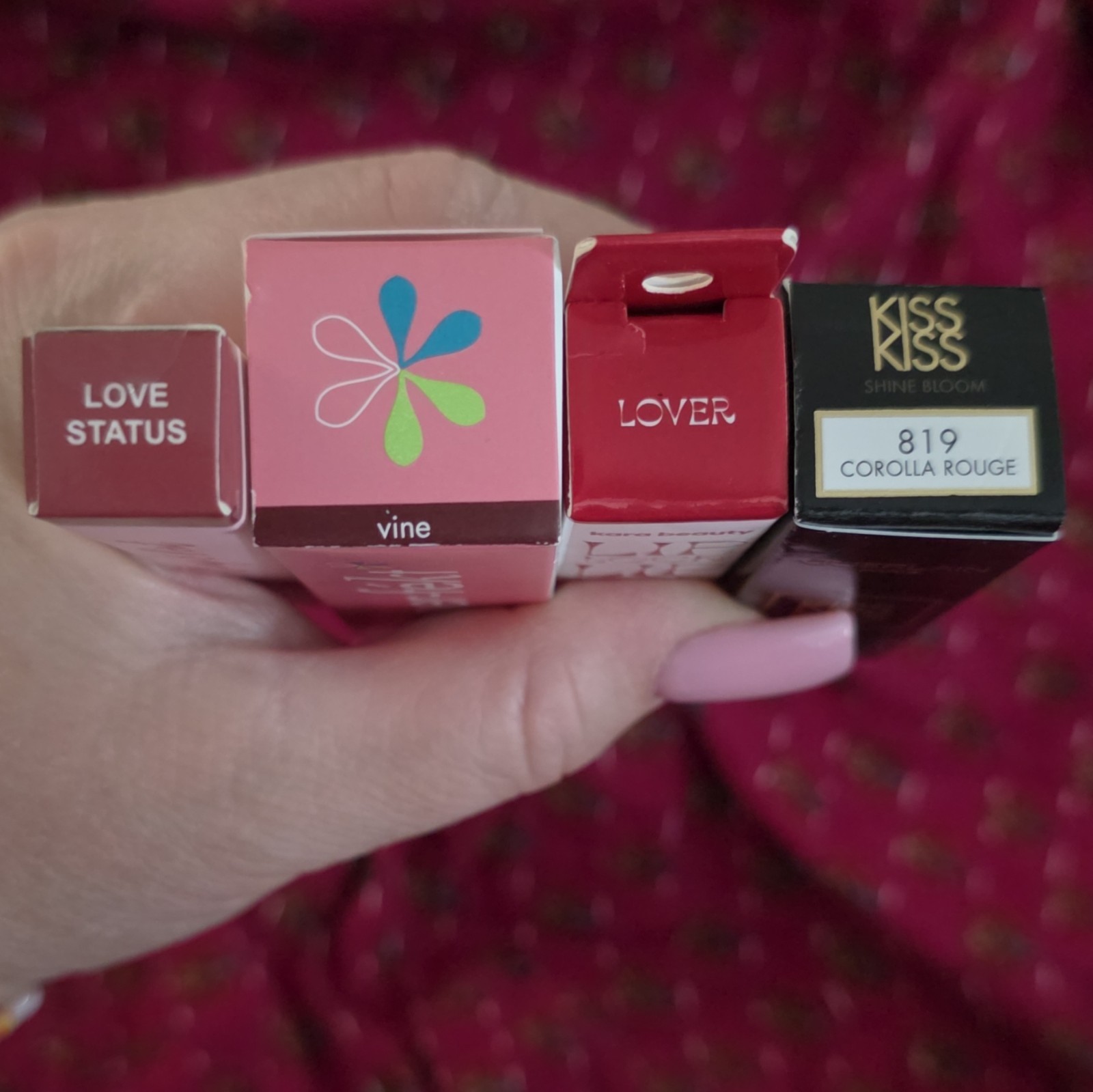 Assorted 4-Pc Lip Lot Hydrating: Beauty Creations, Kara Beauty, Guerlain