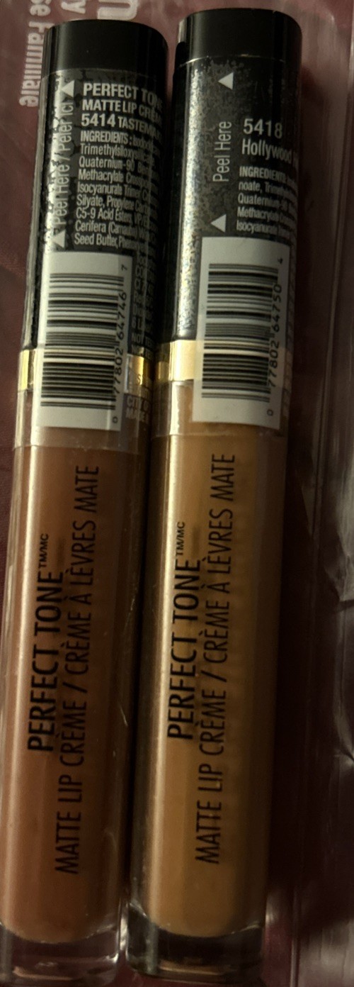 Mixed Lot of 5: Black Radiance Makeup: Lips & Face (All New) Sealed