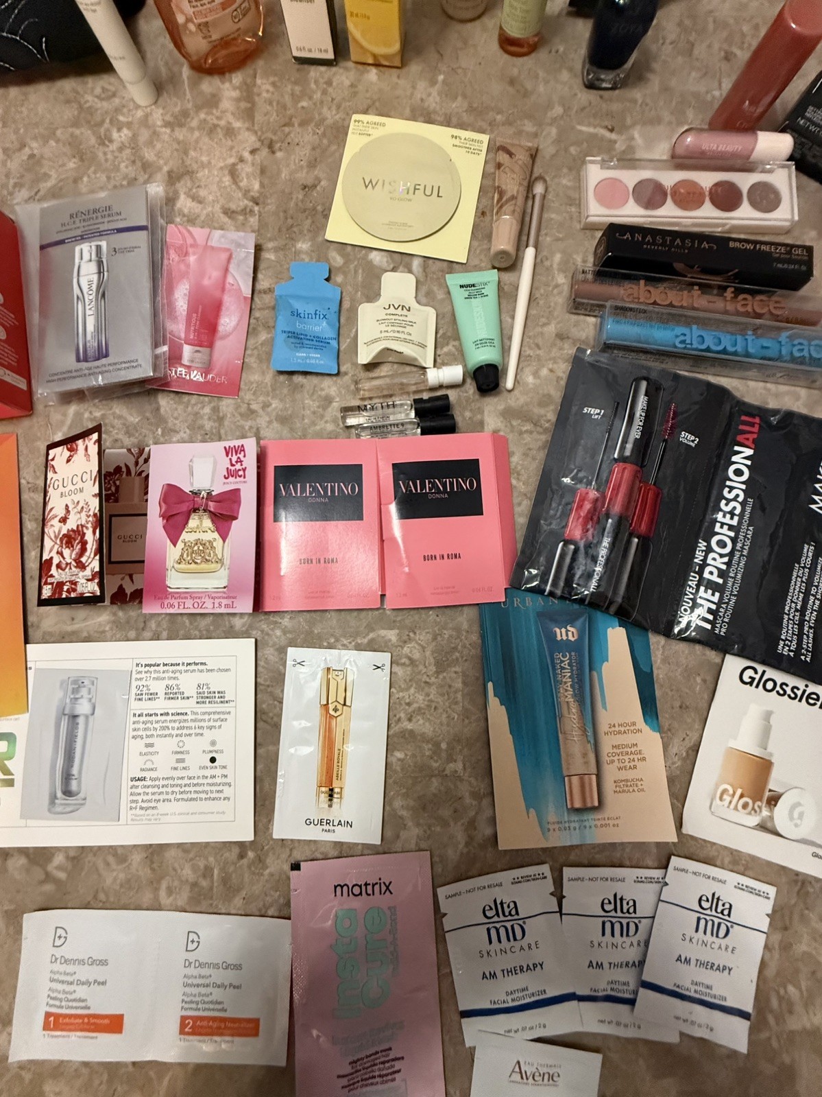 Mixed Lot Makeup Skincare Hair Product Perfumes Travel Bag Samples 50+ items