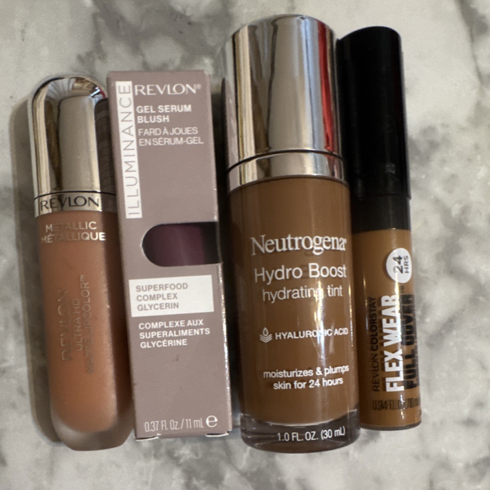Revlon & Neutrogena Makeup Lot Hydrating Lasting, Lip color, Tint, Concealer