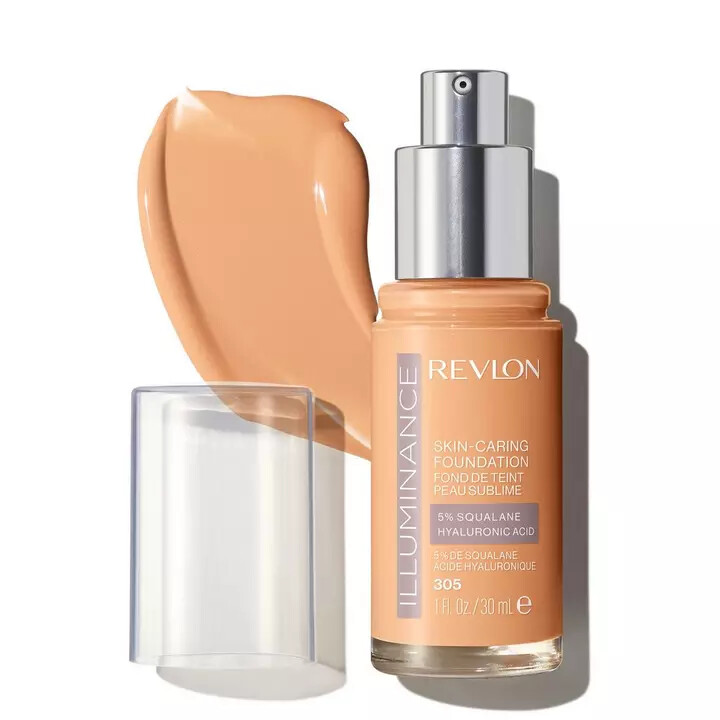 Revlon Illuminance Foundation 1 oz #305 Medium Sand Creme Shadow Palette Lot