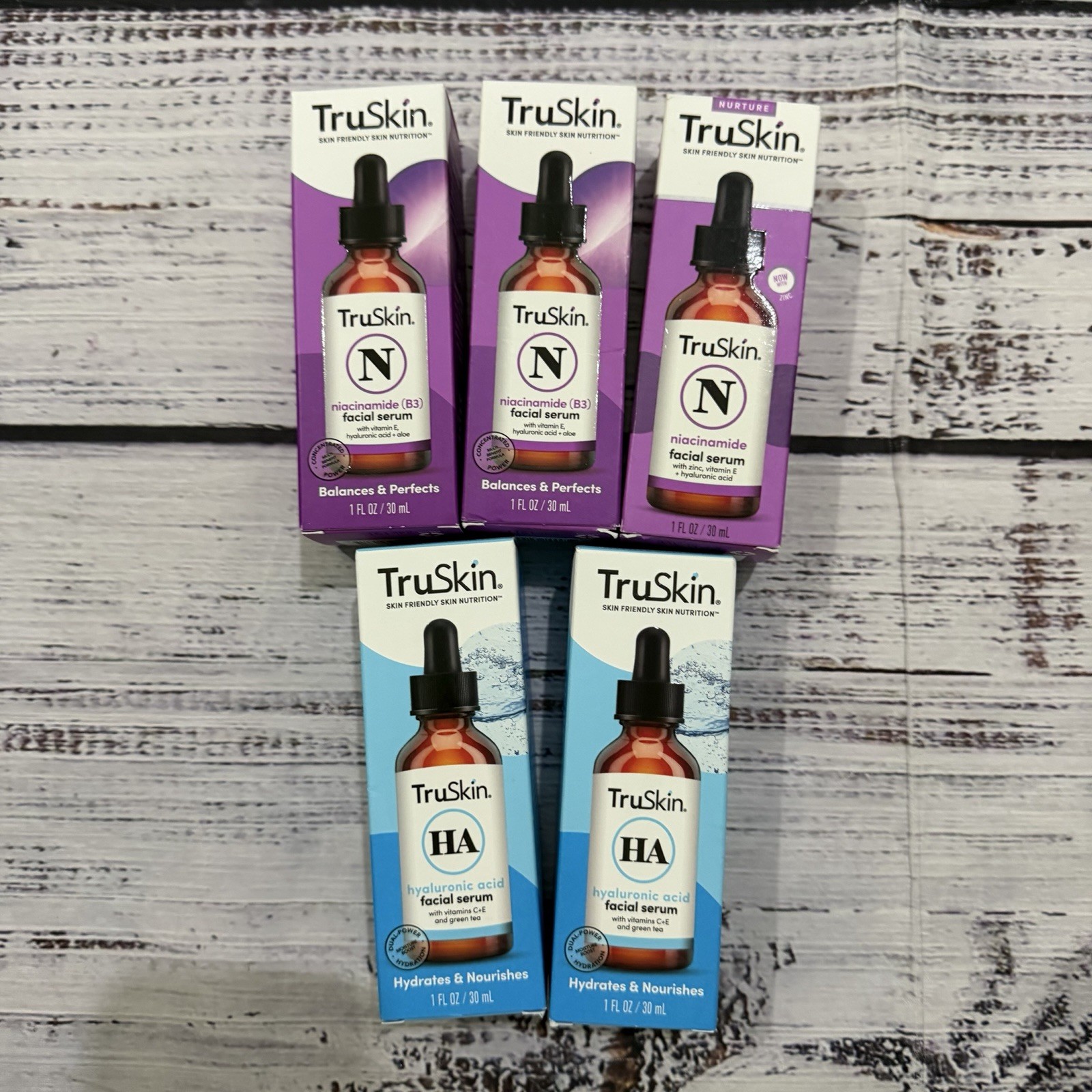 LOT OF TRUSKIN SERUMS LOT OF 5