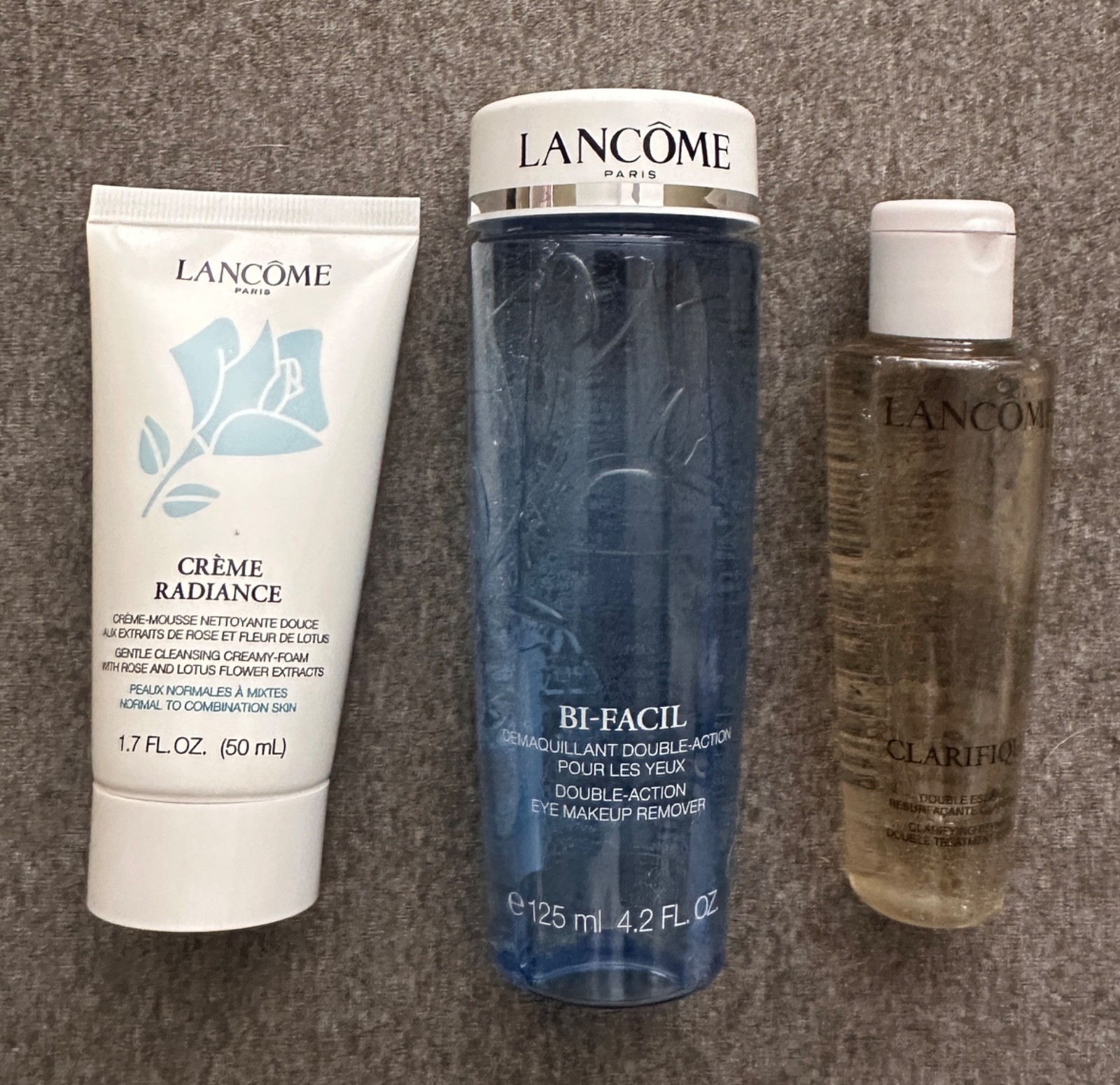 NWOB Set Of 3 Lancome Samples For Eyes And Face Total 150ml / 7.6oz