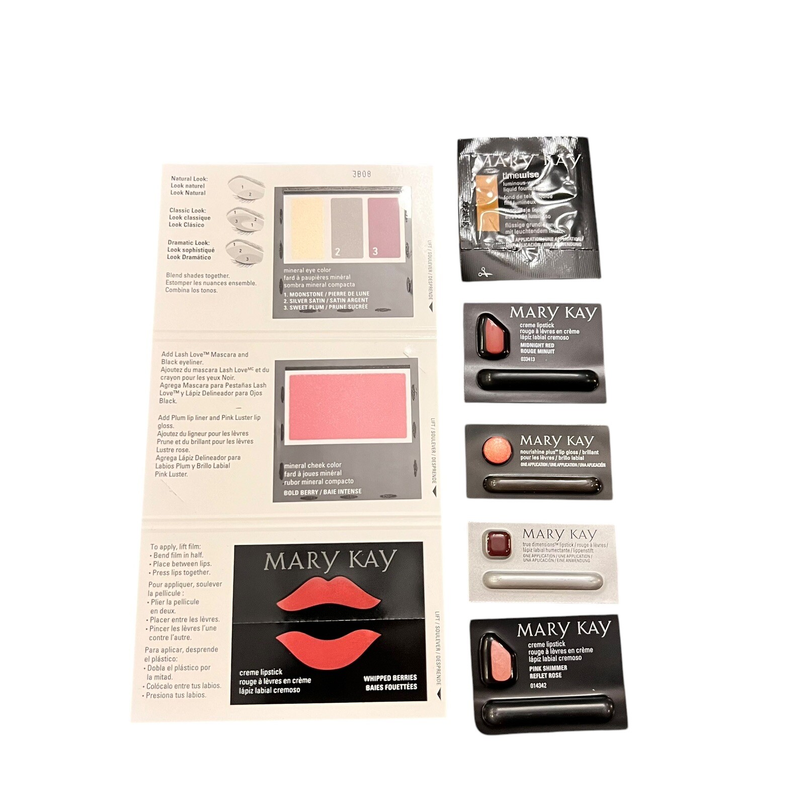 Mary Kay Lot Assorted Samples New & Discontinued Colors Single Use Travel #116