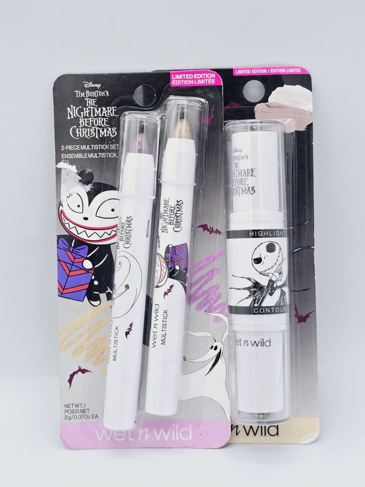 Wet N Wild Nightmare Before Christmas LIMITED EDITION Makeup 2 Pieces Total