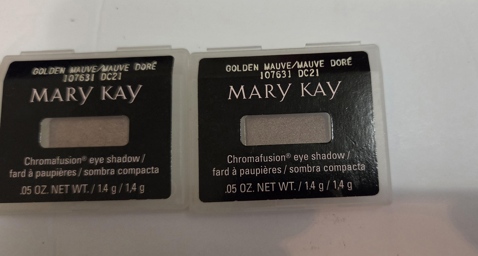 Mary Kay Chromafusion Eyeshadow Lot Smoky Quartz Golden Mauve Full Size Italy
