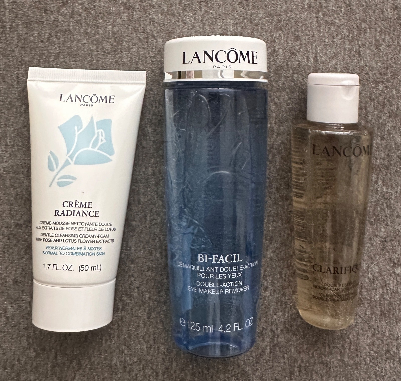 NWOB Set Of 3 Lancome Samples For Eyes And Face Total 150ml / 7.6oz