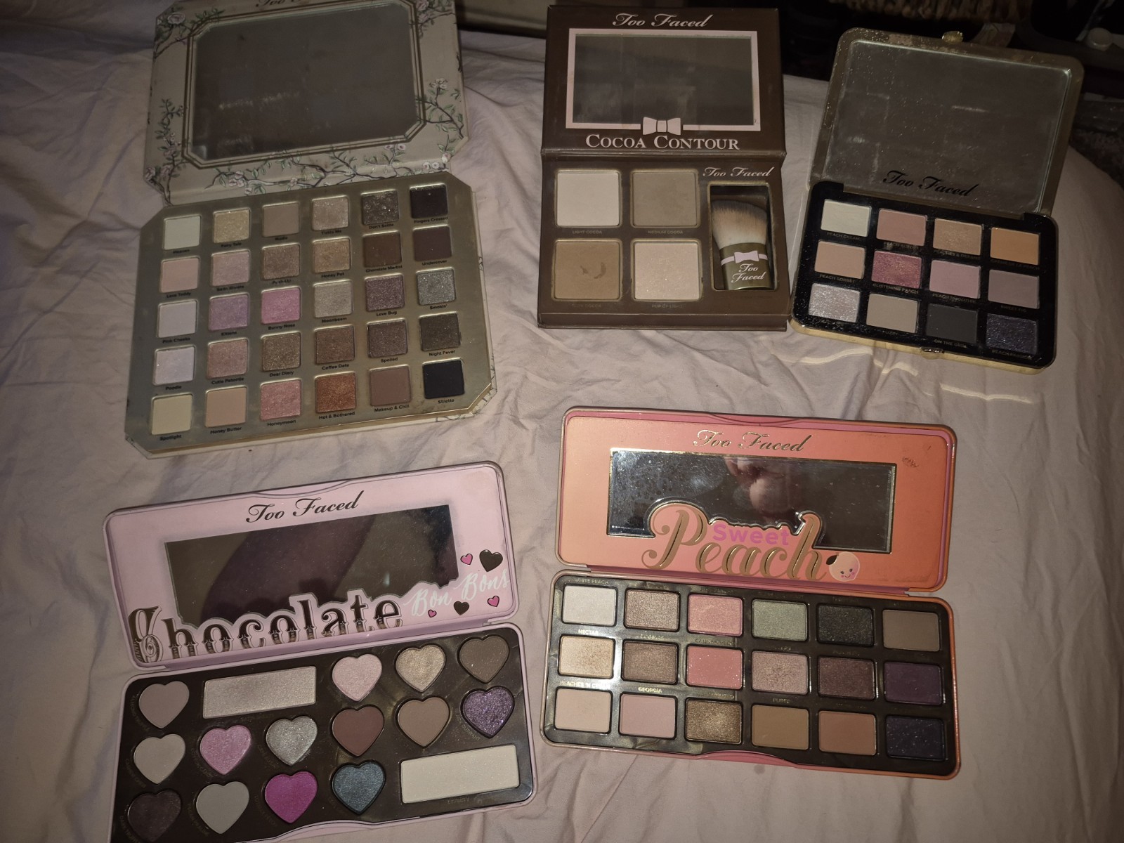 Assorted Full Size Makeup Palette Lot,Morphe,Jaclyn Hill, Huda,Tarte