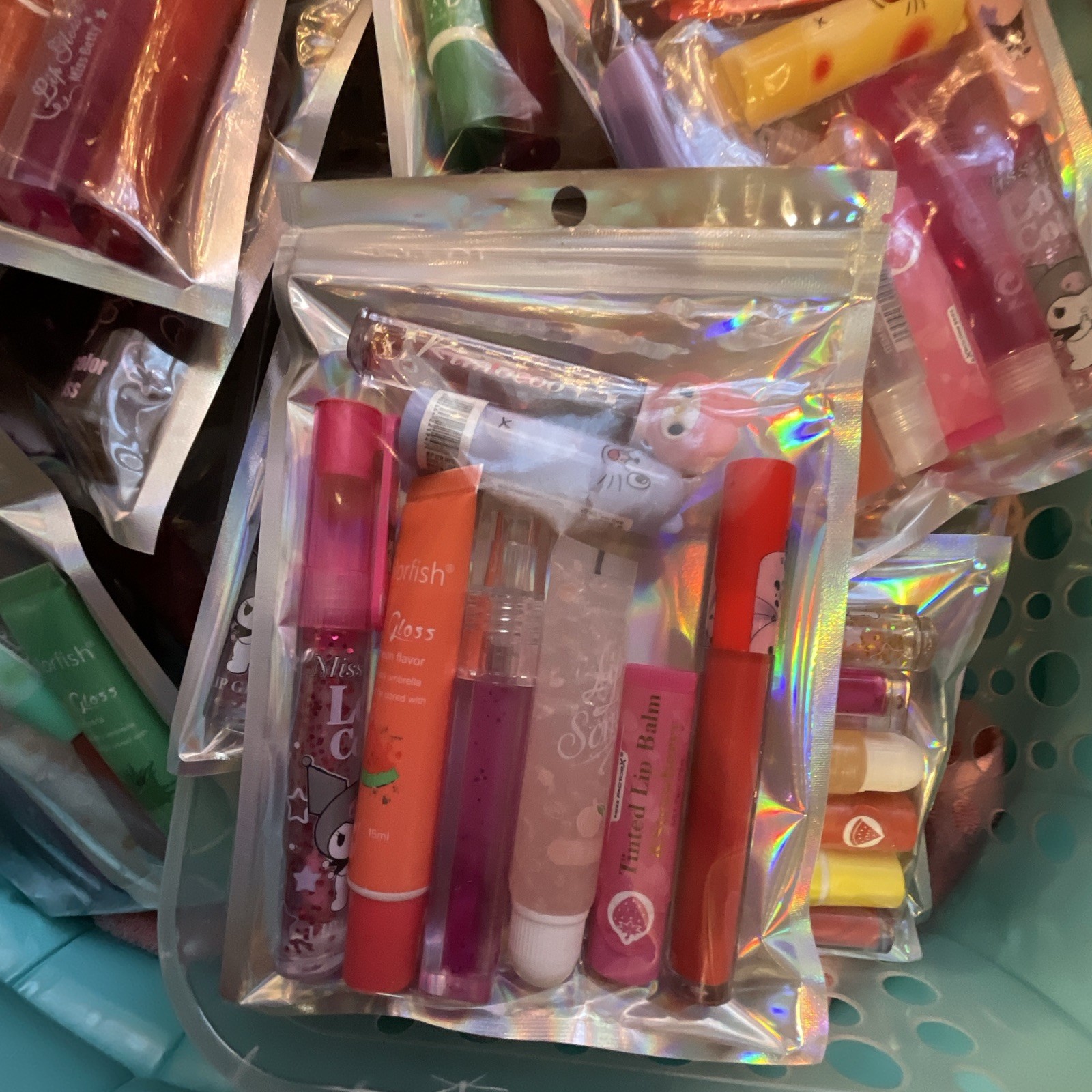 Assorted Mini Lip Gloss & Lip Balm Mixed Lot, Travel Size, All Skin Types