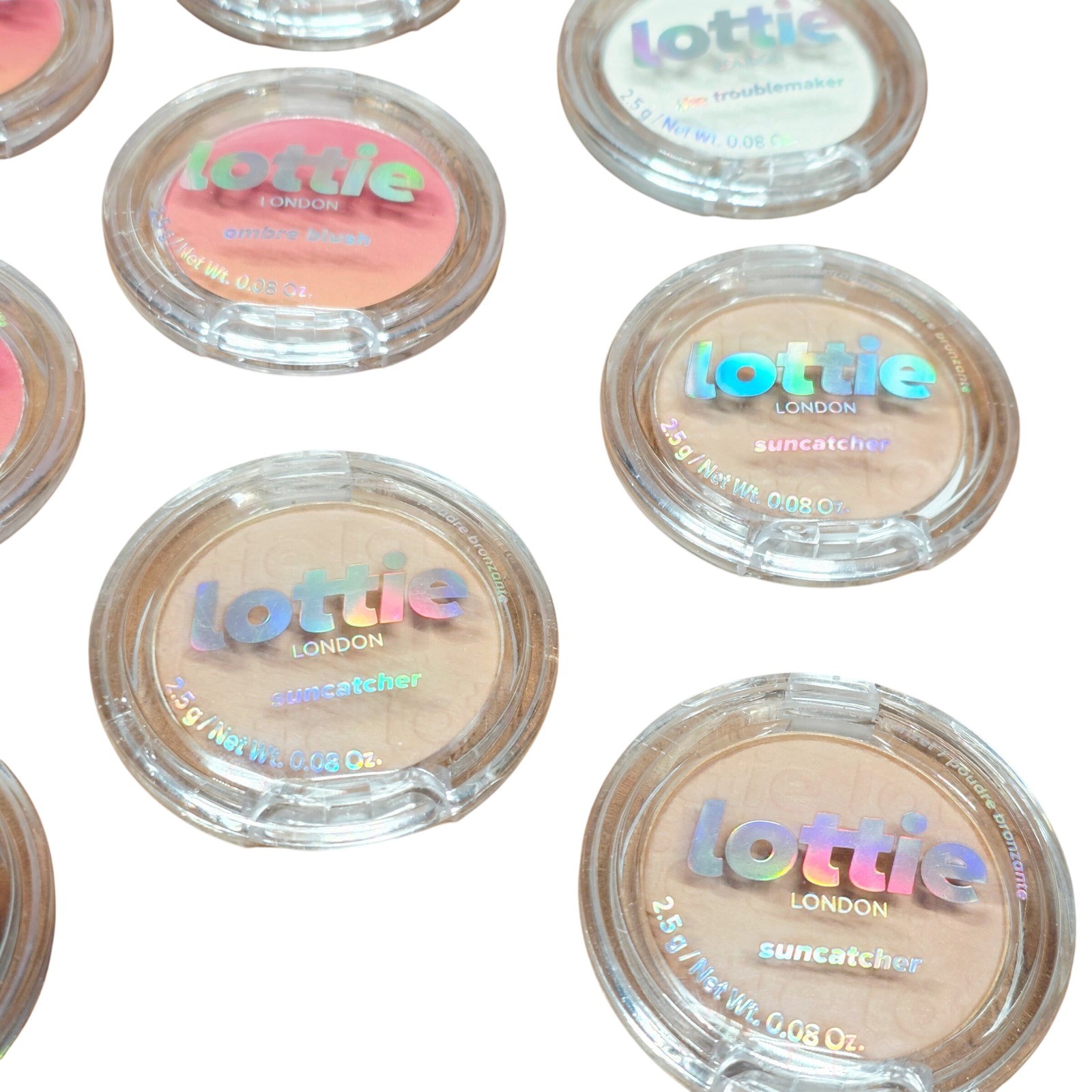 Lottie London Makeup Lot 14pc Ombre Blush Suncatcher Bronzer Highlighter NEW