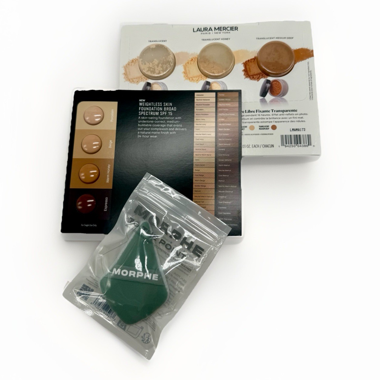 Laura Mercier Setting Powder Bobbi Brown Foundation Morphe To The Point Samples