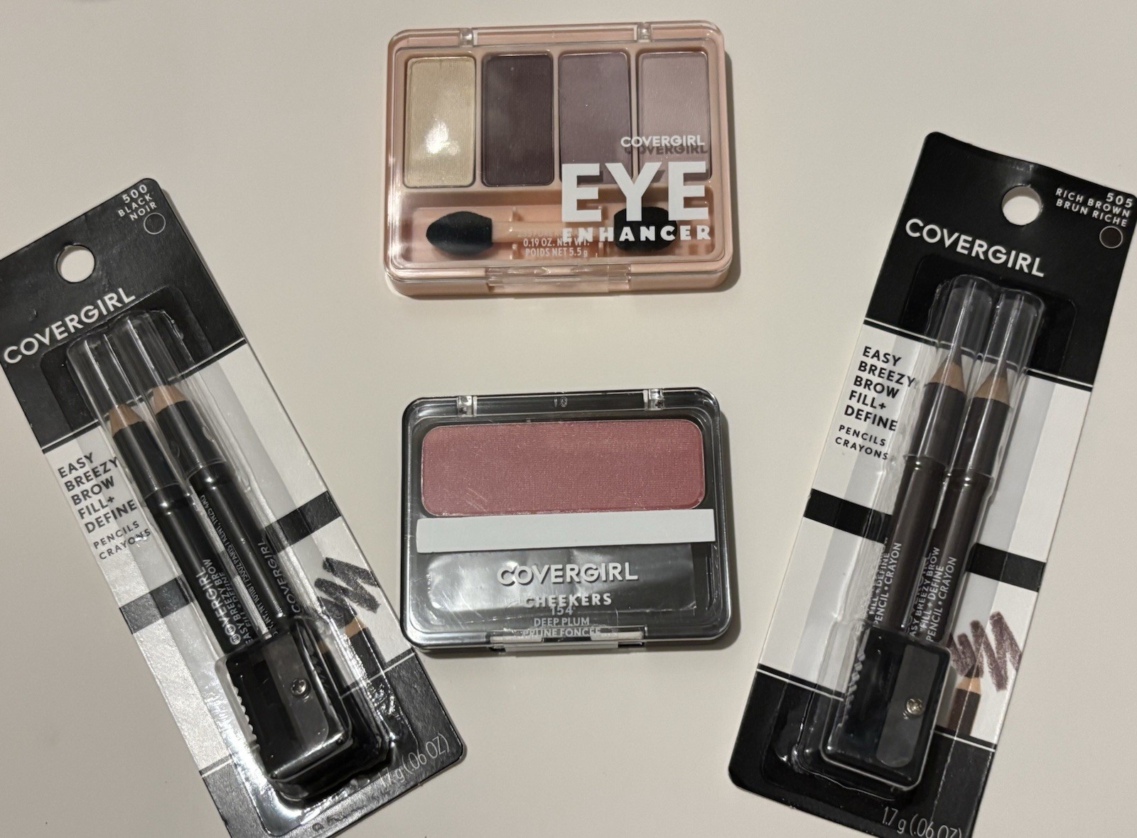 Cover Girl Makeup BUNDLE Lot Eyeshadow Eyeliner Blush Sealed New