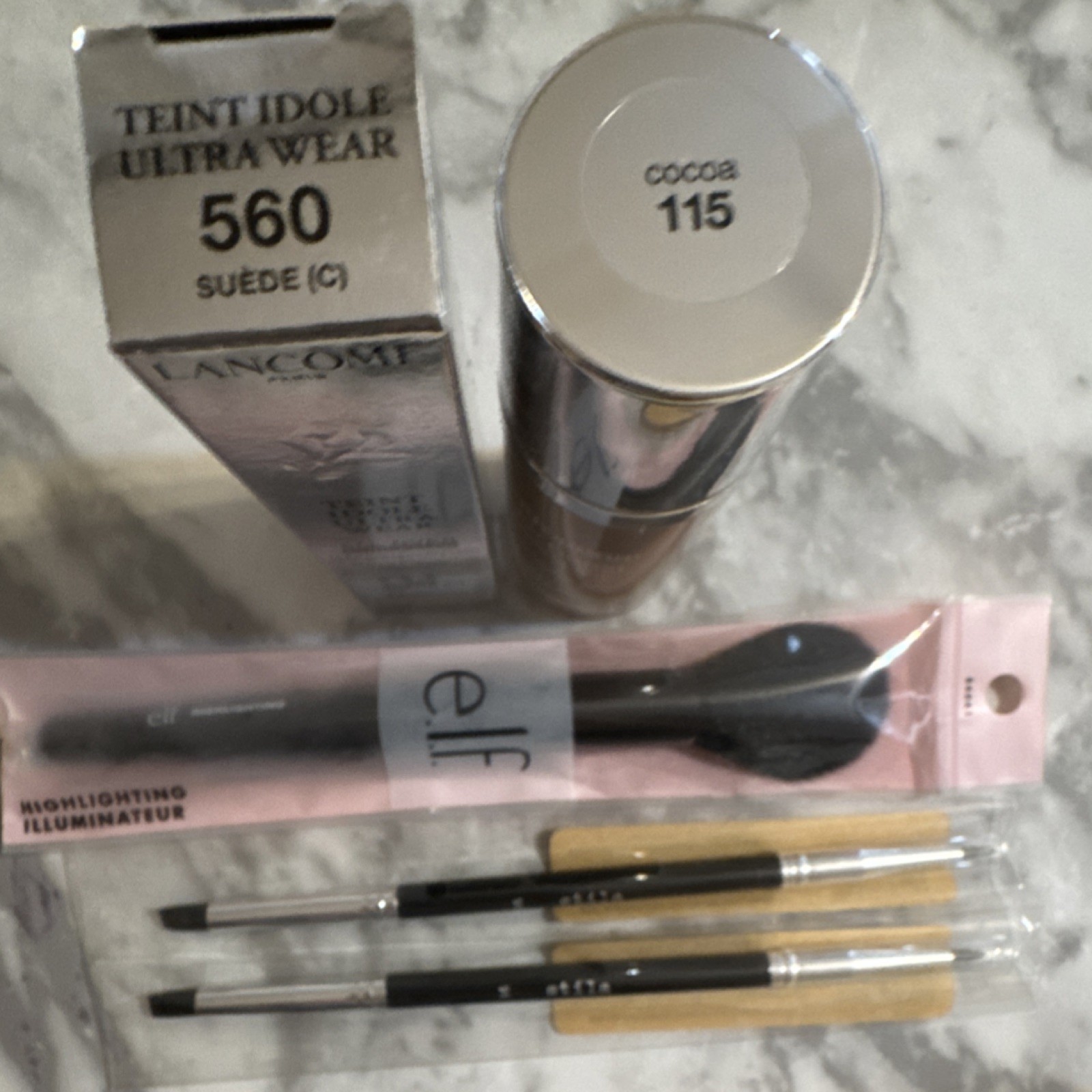 Lancôme, Neutrogena, e.l.f., stila Makeup Lot Hydrating Full Size, Tint, Brushes