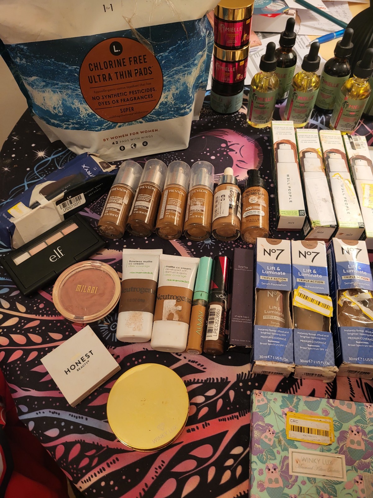 Mixed Beauty & Hair High End Bundle- Brown&Dark Skin Colors Predominantly