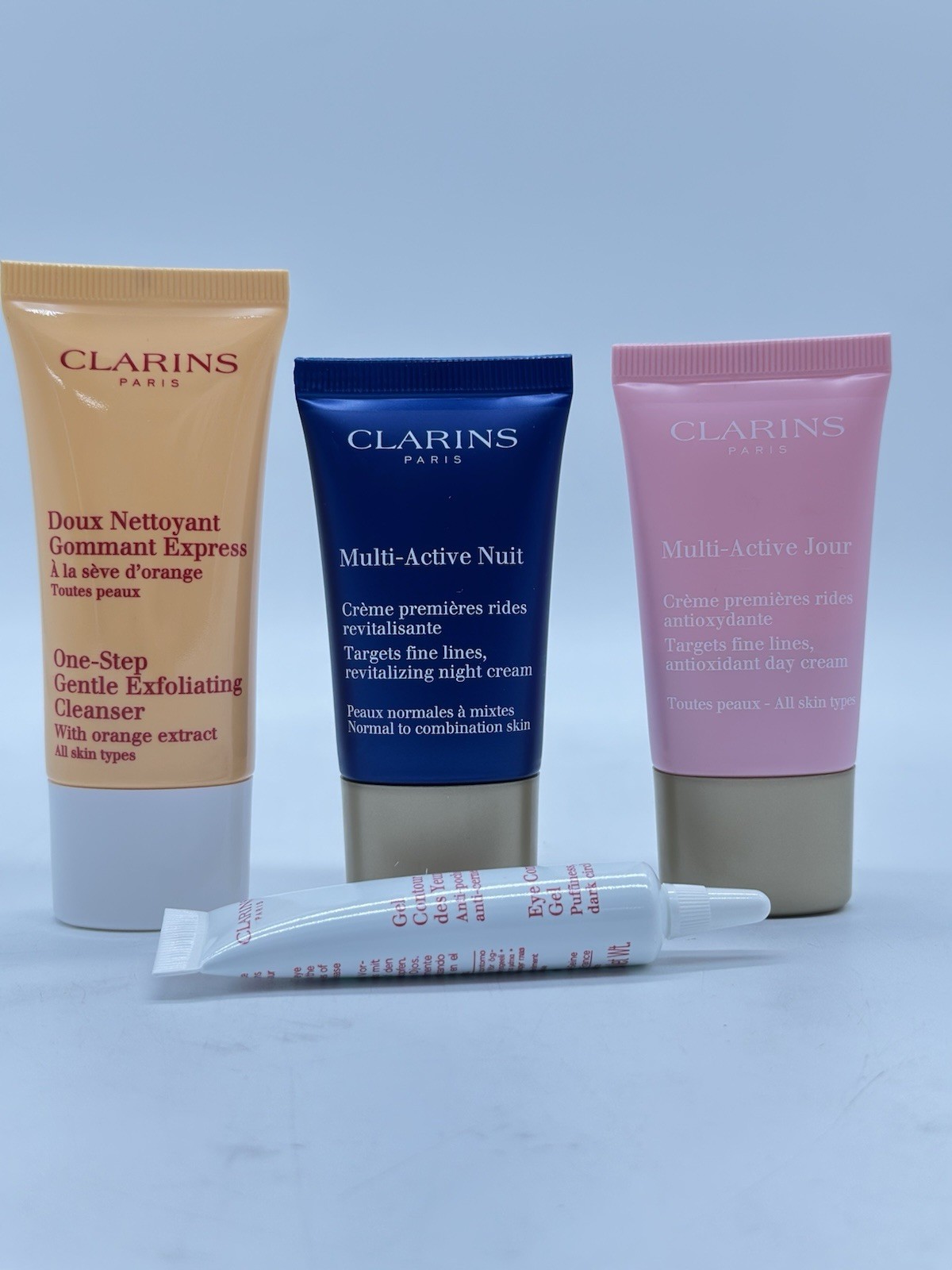 Lot of 4 – Clarins Skincare Beauty Products Travel-Friendly Hydrating – NWOB