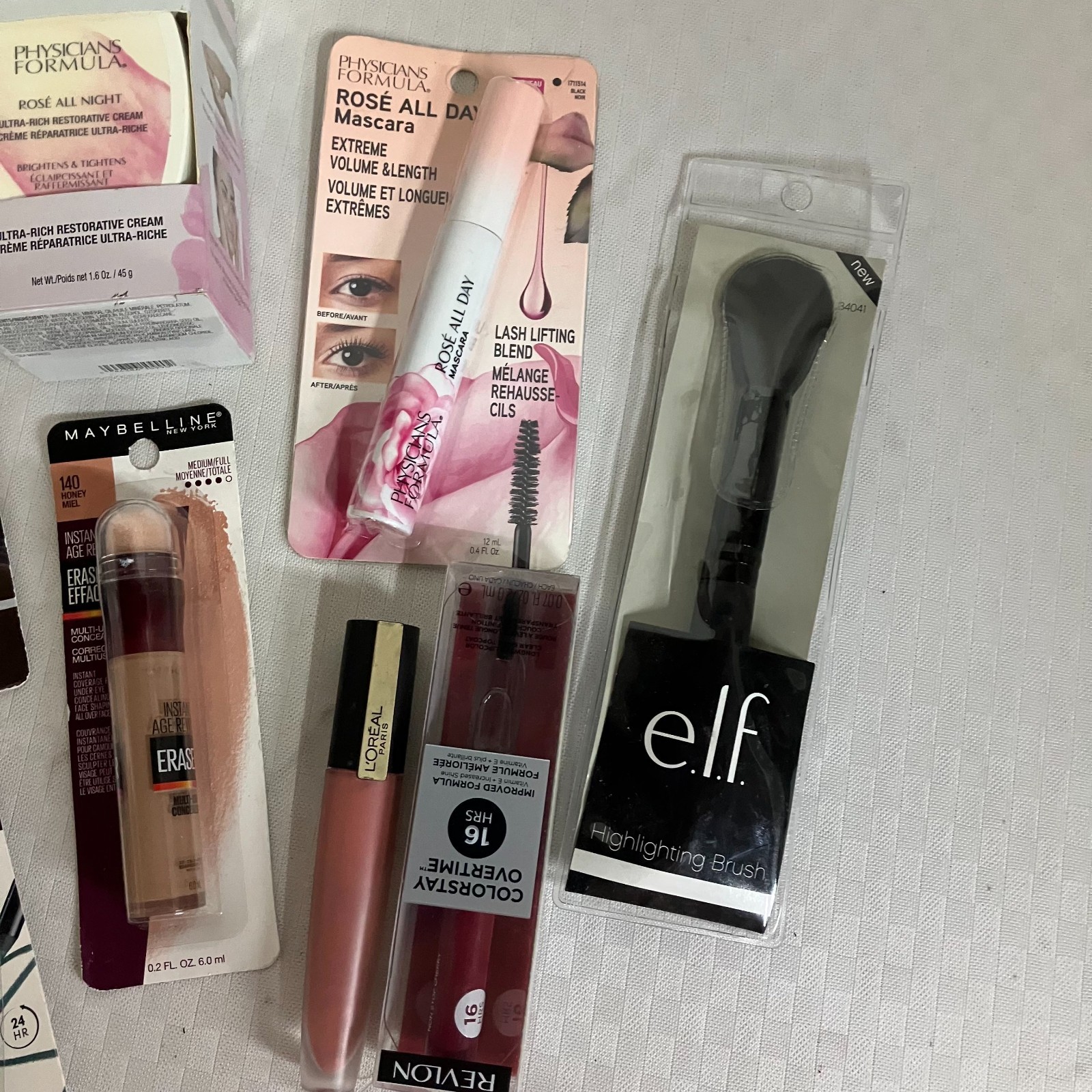 L’Oréal Revlon CoverGirl e.l.f. Flower Beauty Mascara Concealer Lipstick Eyeline