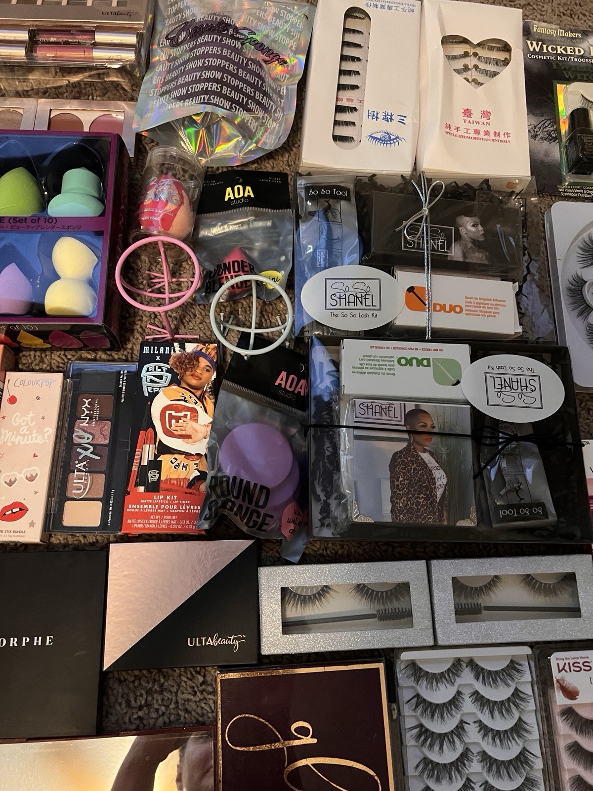 Full Size Mixed Makeup & Beauty Lot w/ Morphe, Too Faced, Clinique, NYX, ULTA