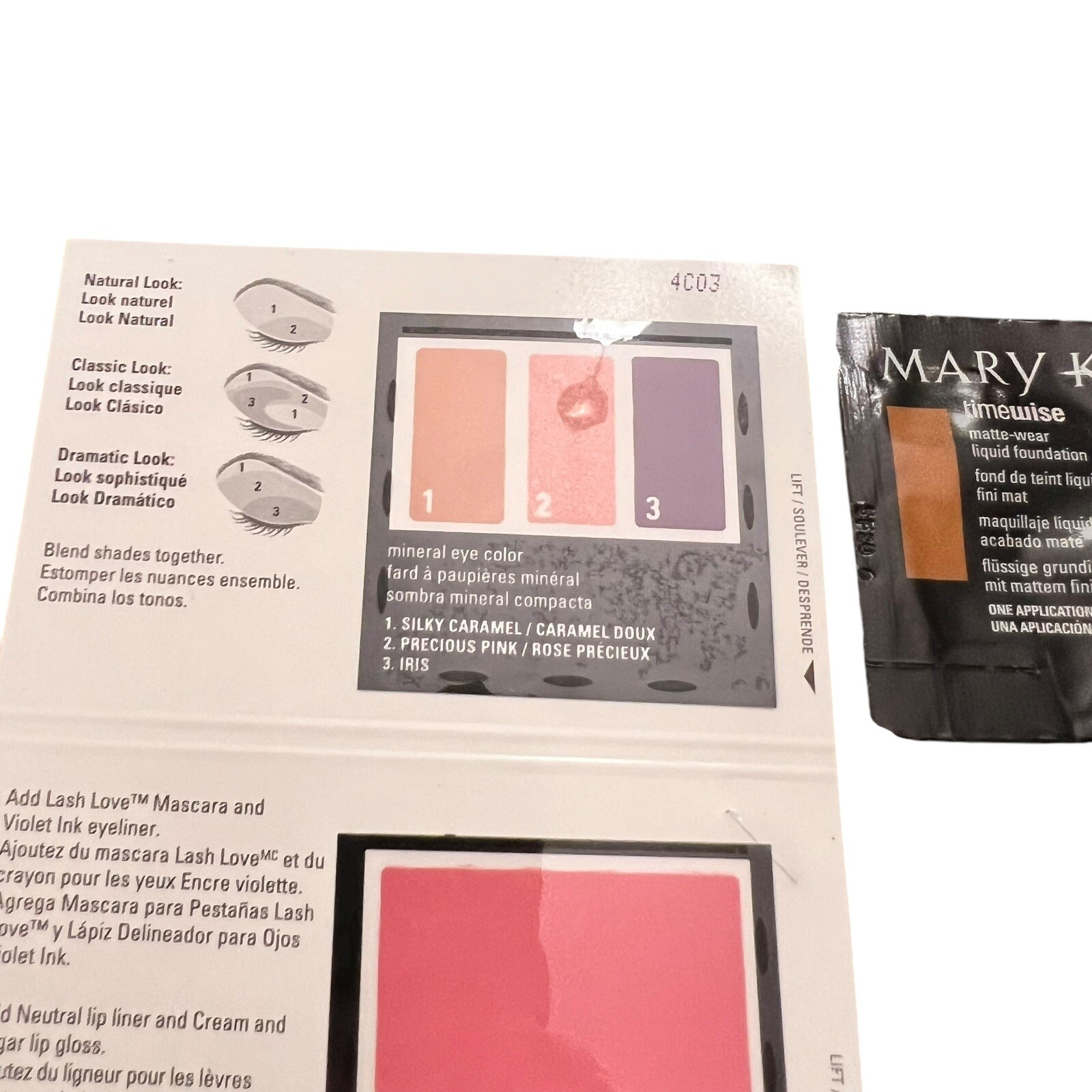 Mary Kay Lot Assorted Samples New & Discontinued Colors Single Use Travel #110